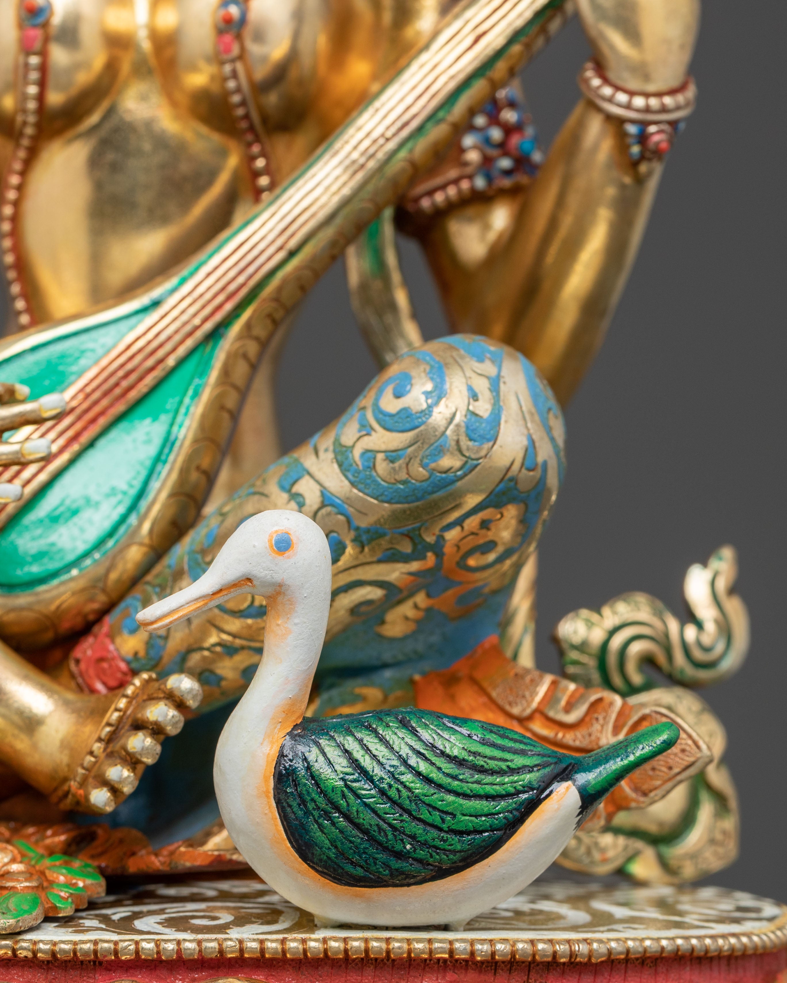Handcrafted Goddess Saraswati Statue