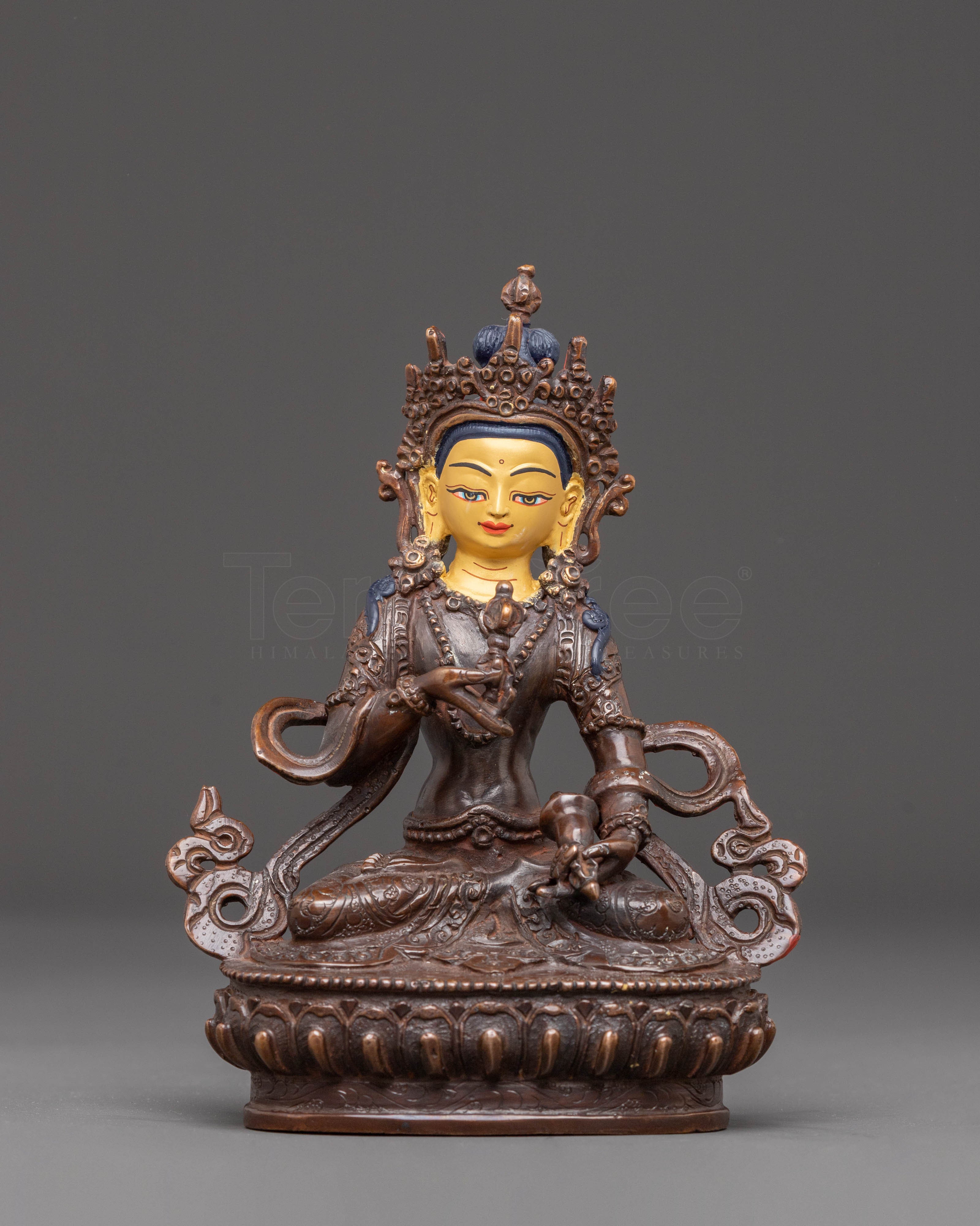 Handcrafted Vajrasattva Golden Statue