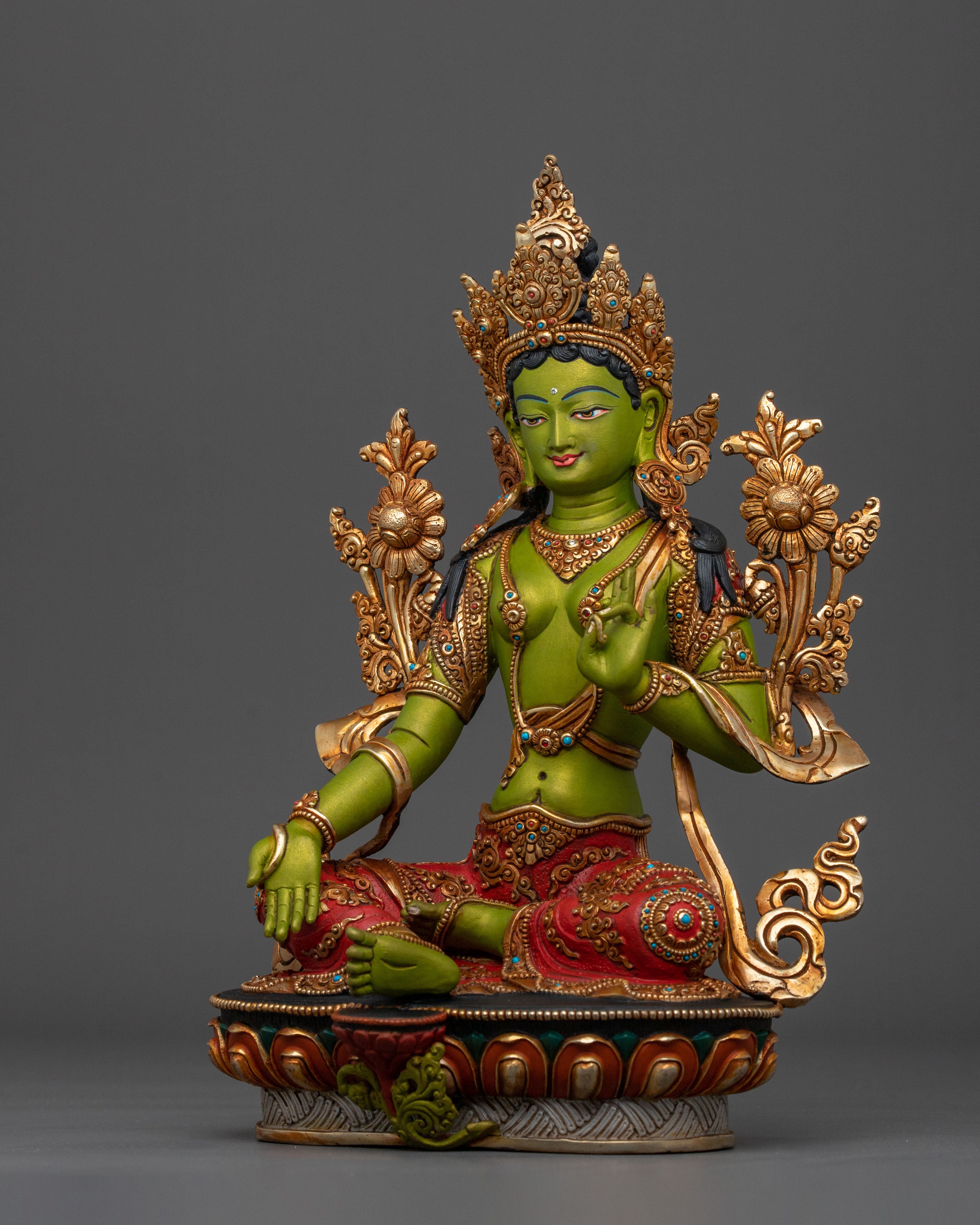 Goddess Shyama Tara Sacred Statue: Symbol of Compassion
