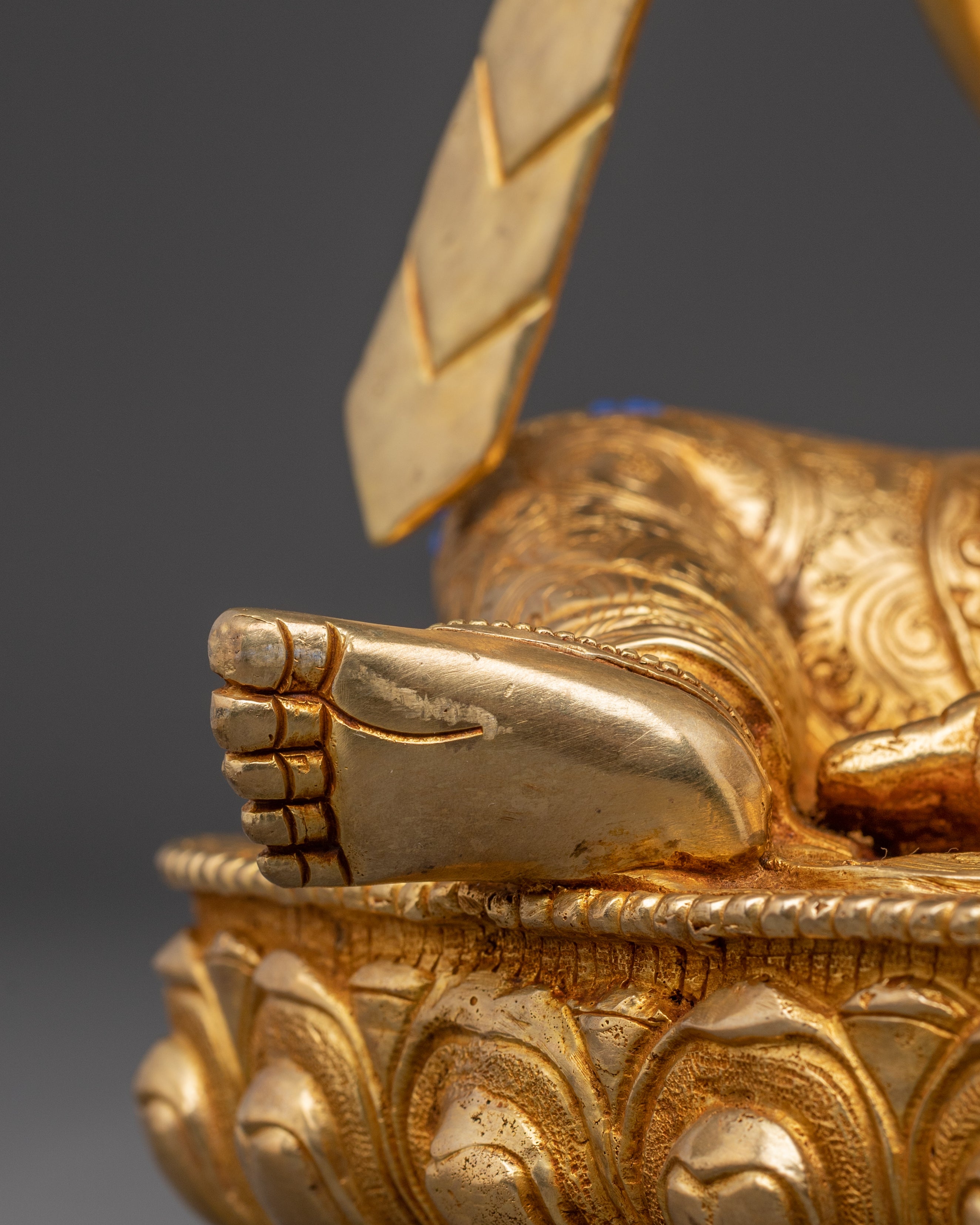 Sitting Machig Labdron Statue: Tibetan Master of Chod