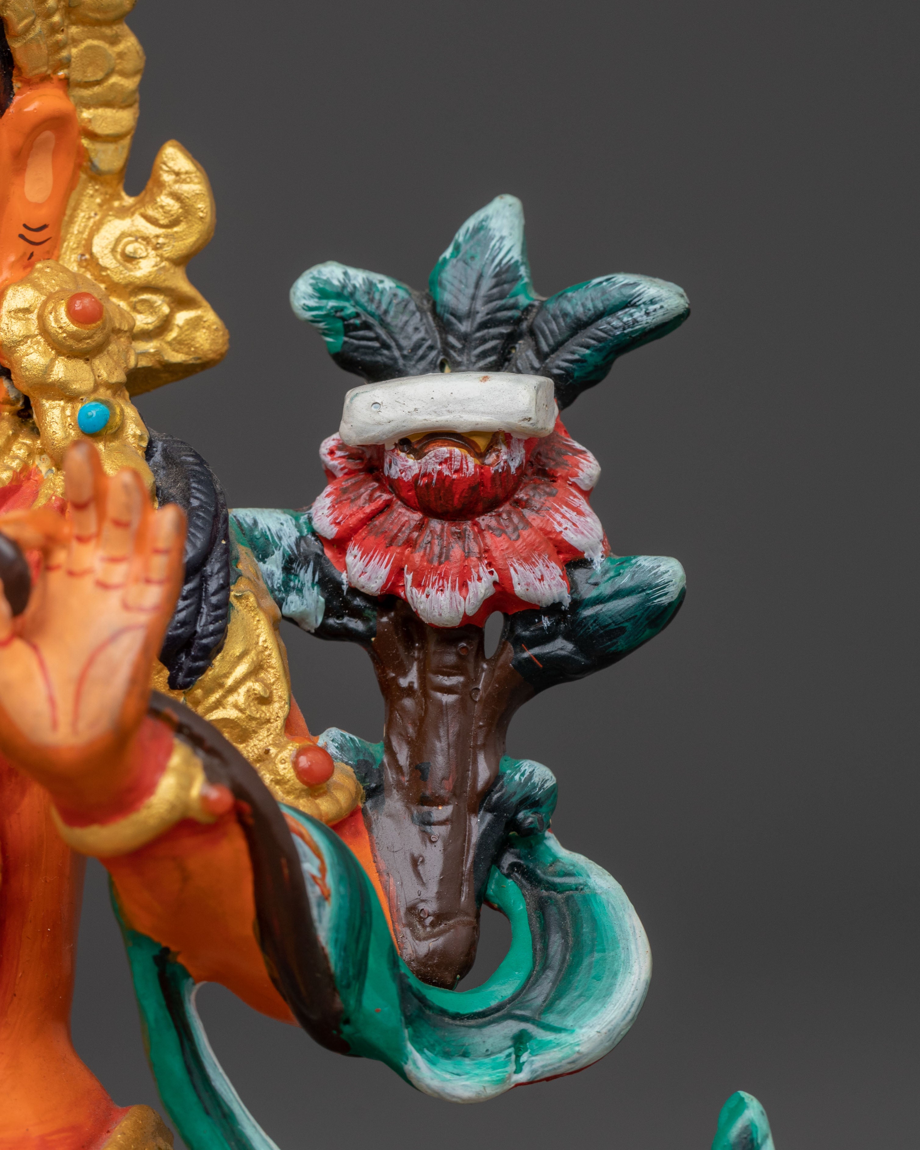 Manjushri Statue Deity of Wisdom – Handcrafted Copper