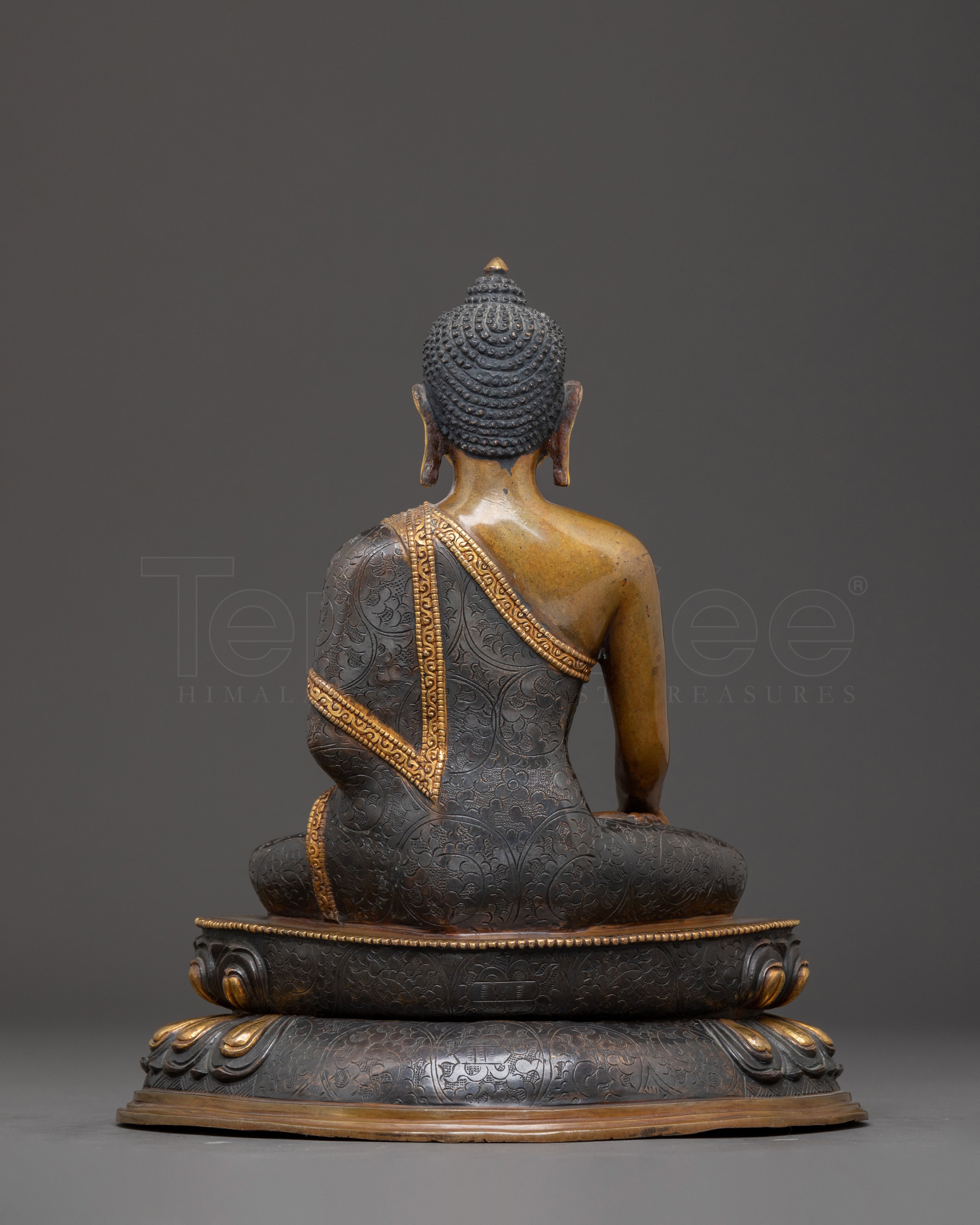 Himalayan Buddha Shakyamuni Copper Statue | Buddhist Decor Artwork