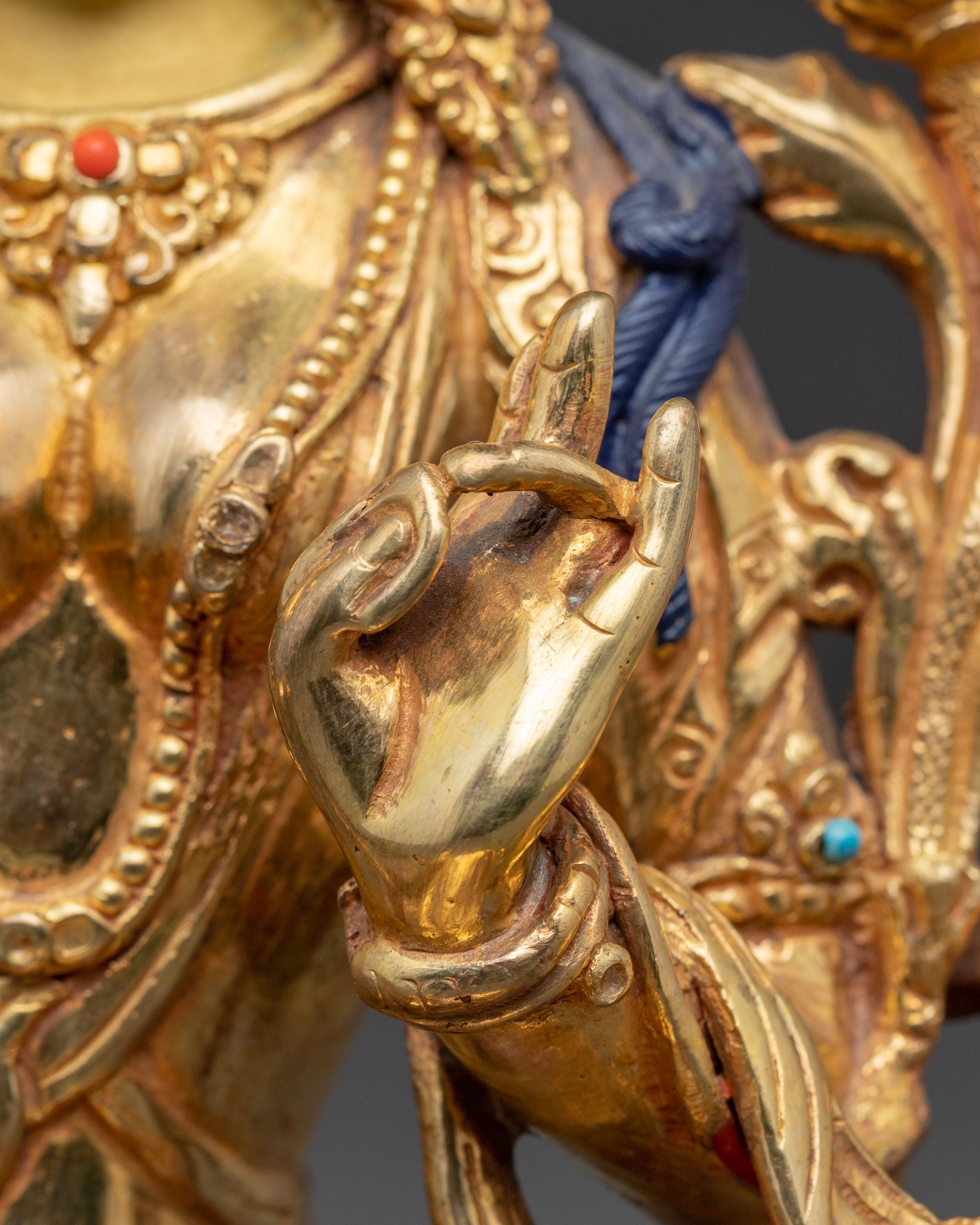 Handmade Sculpture of Mother Green Tara | Compassionate Protector