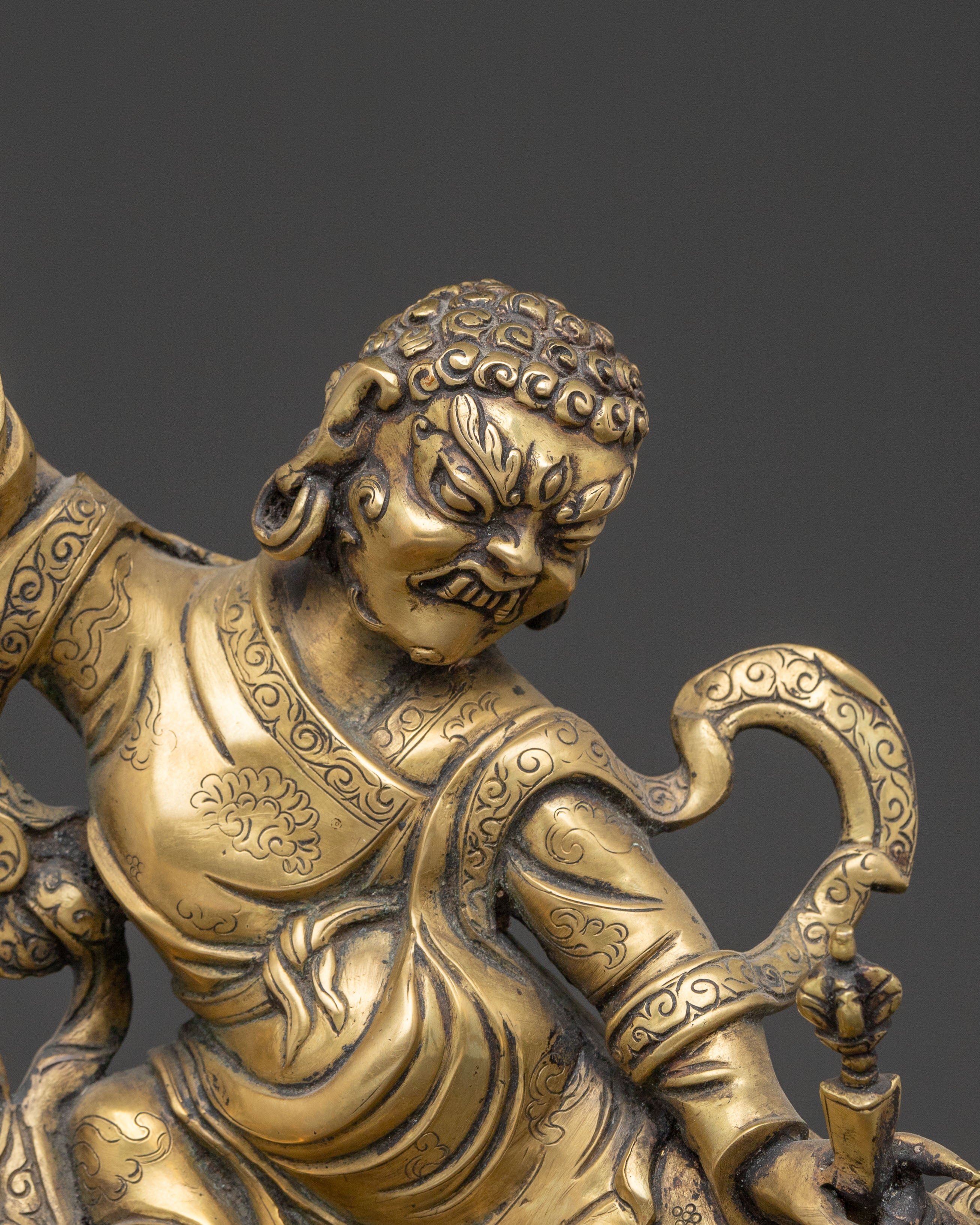 Dorje Drollo Protector Statue | Bronze Craftsmanship