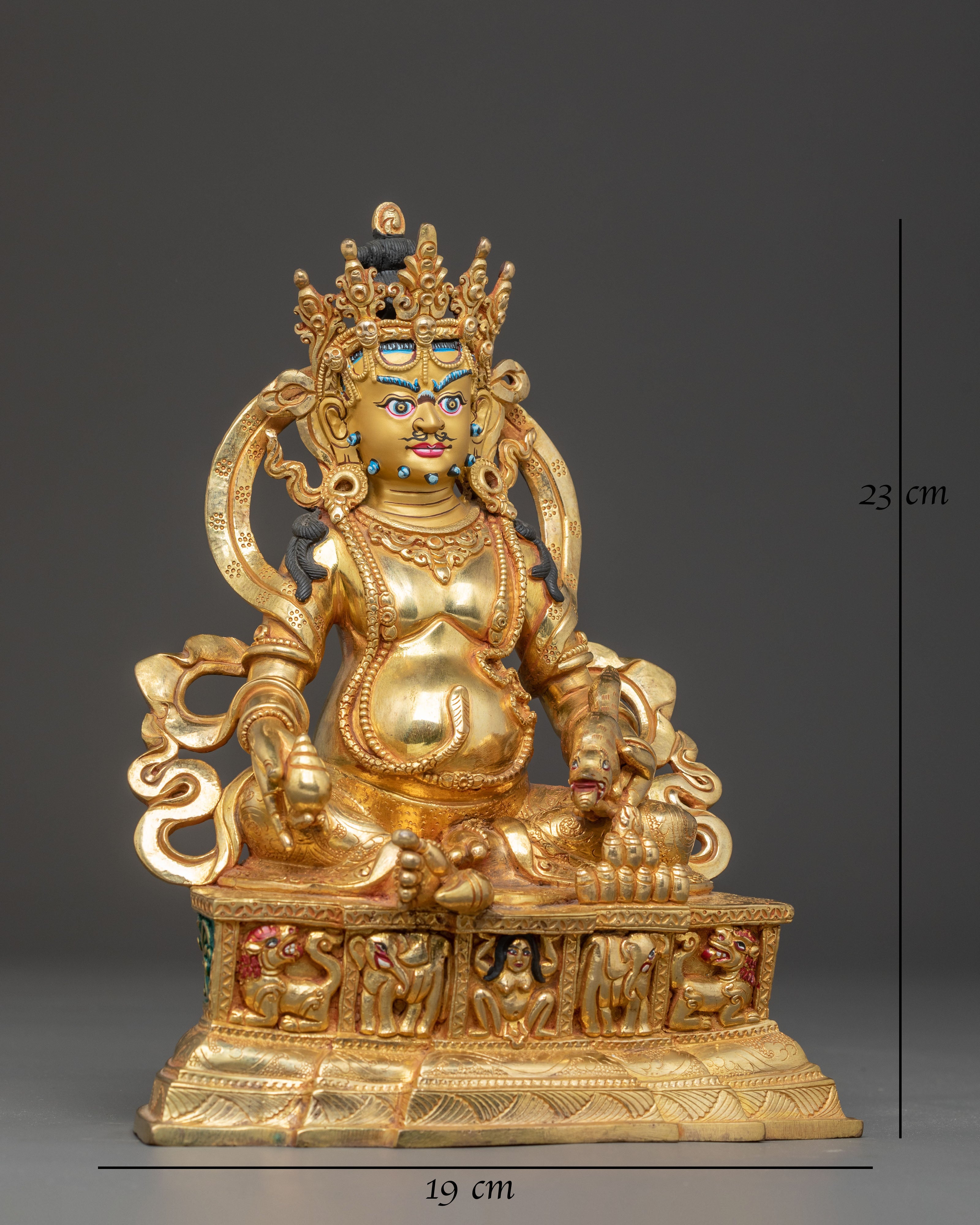 Handcrafted Wealth Icon Dzambhala Statue