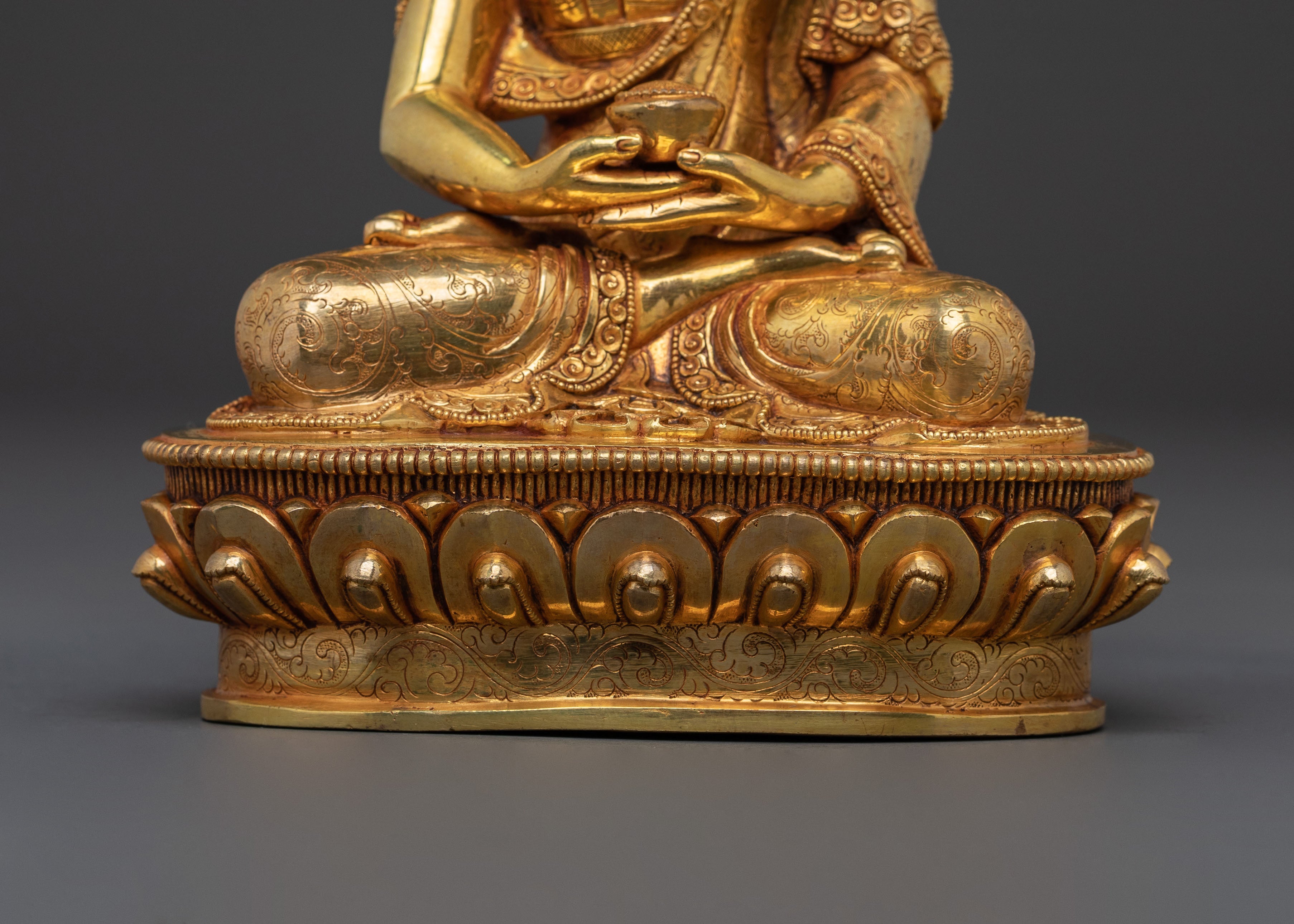 Handmade Amitabha Buddha Meditation Statue