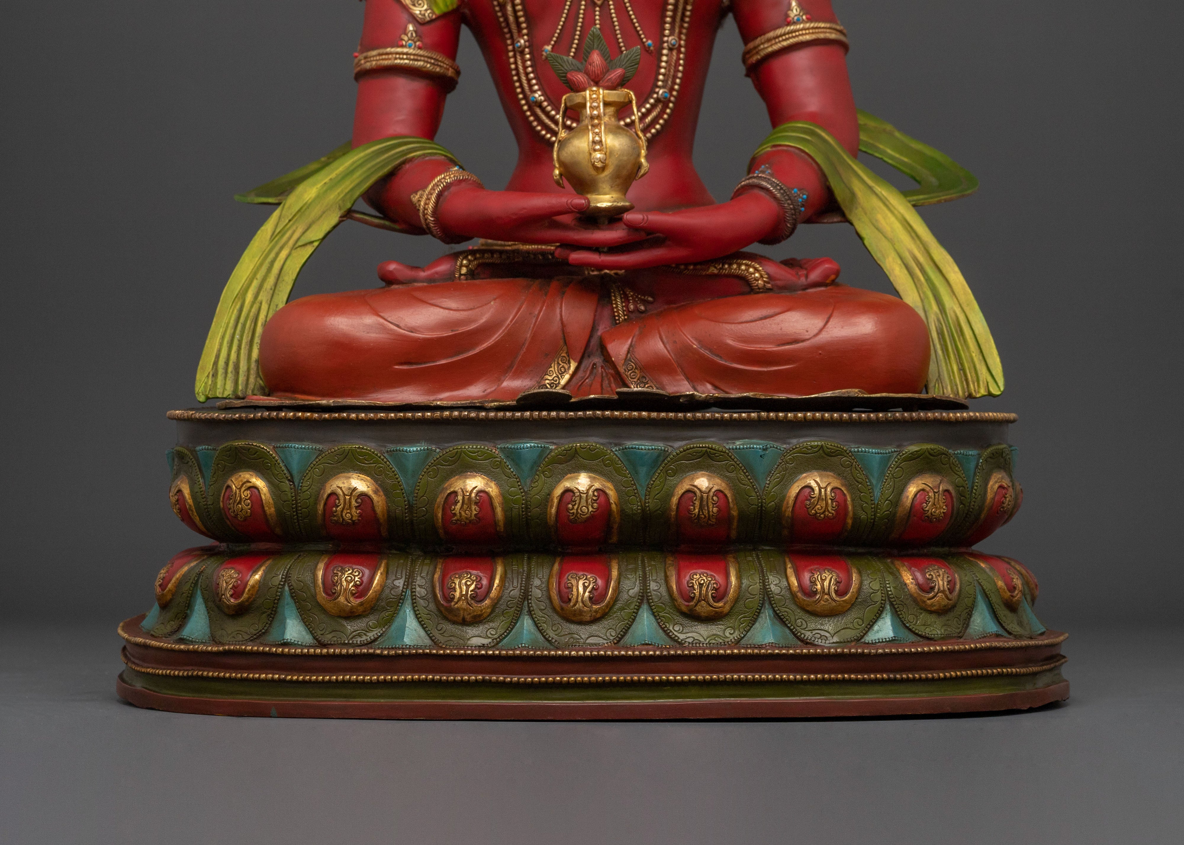Tibetan Amitayus Buddha Statue | Pure Land Buddha
