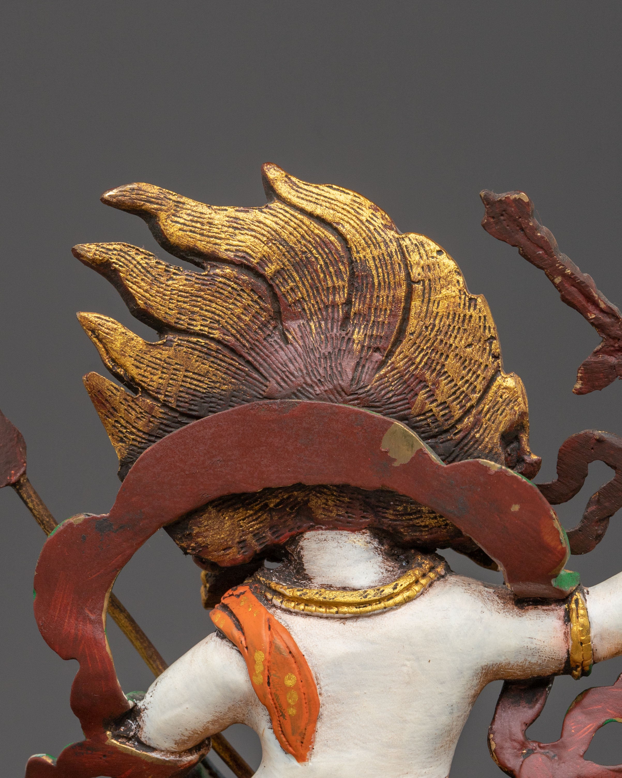White Dzambhala Figurine | Tibetan Wealth Deity
