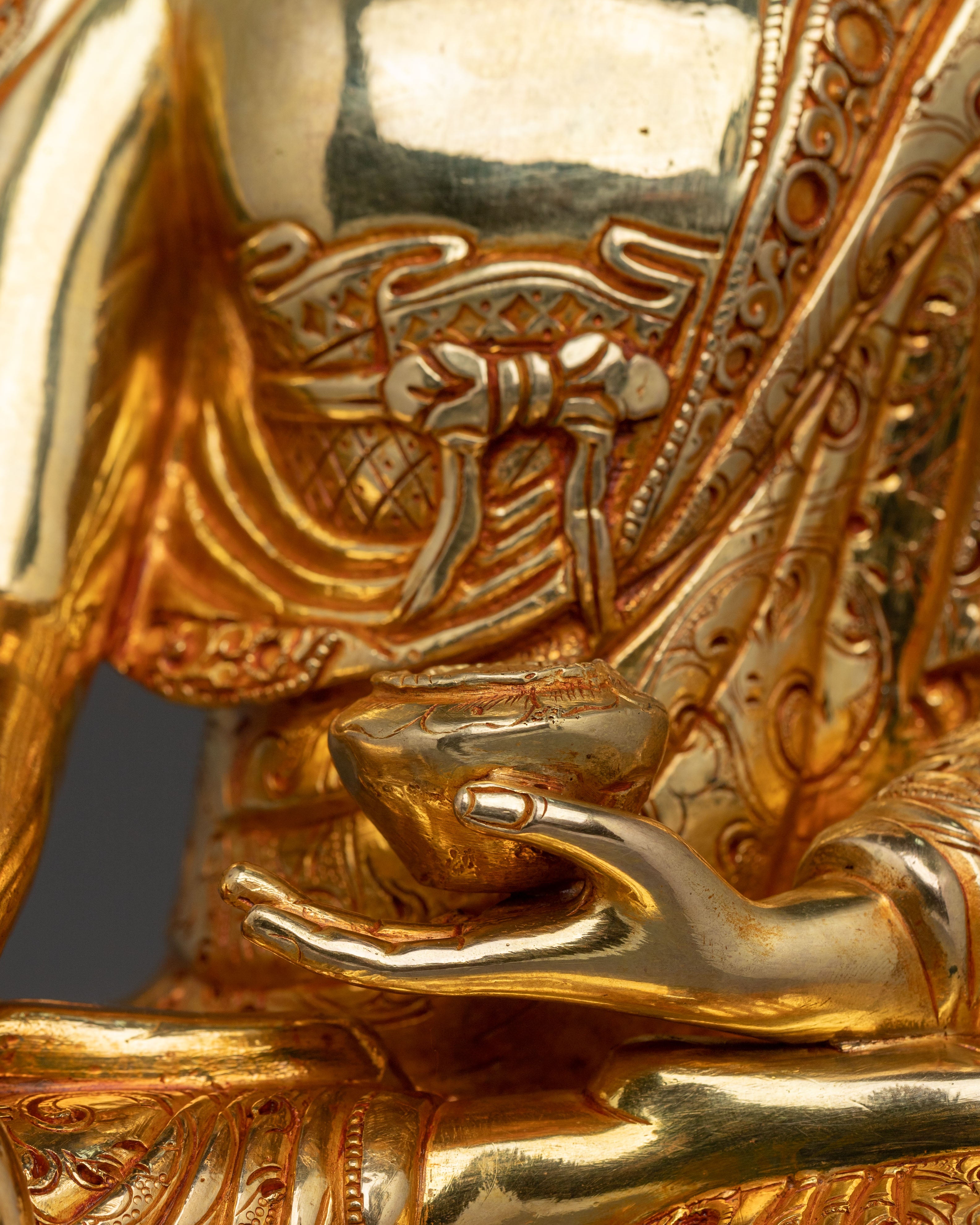 Handmade Shakyamuni Buddha Sculpture | Sacred Figurine