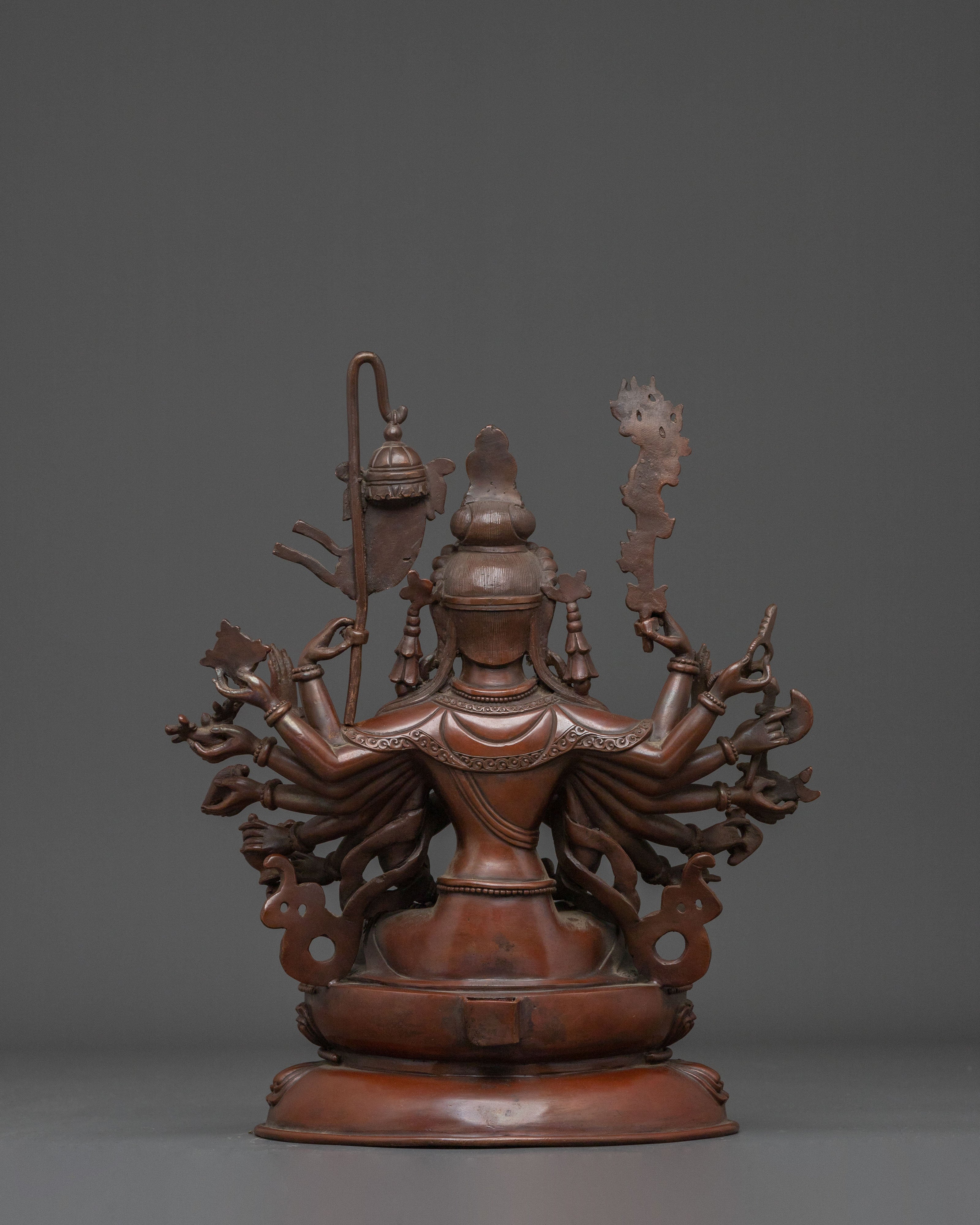 Chundi Oxidized Sculpture | Altar Home Decor