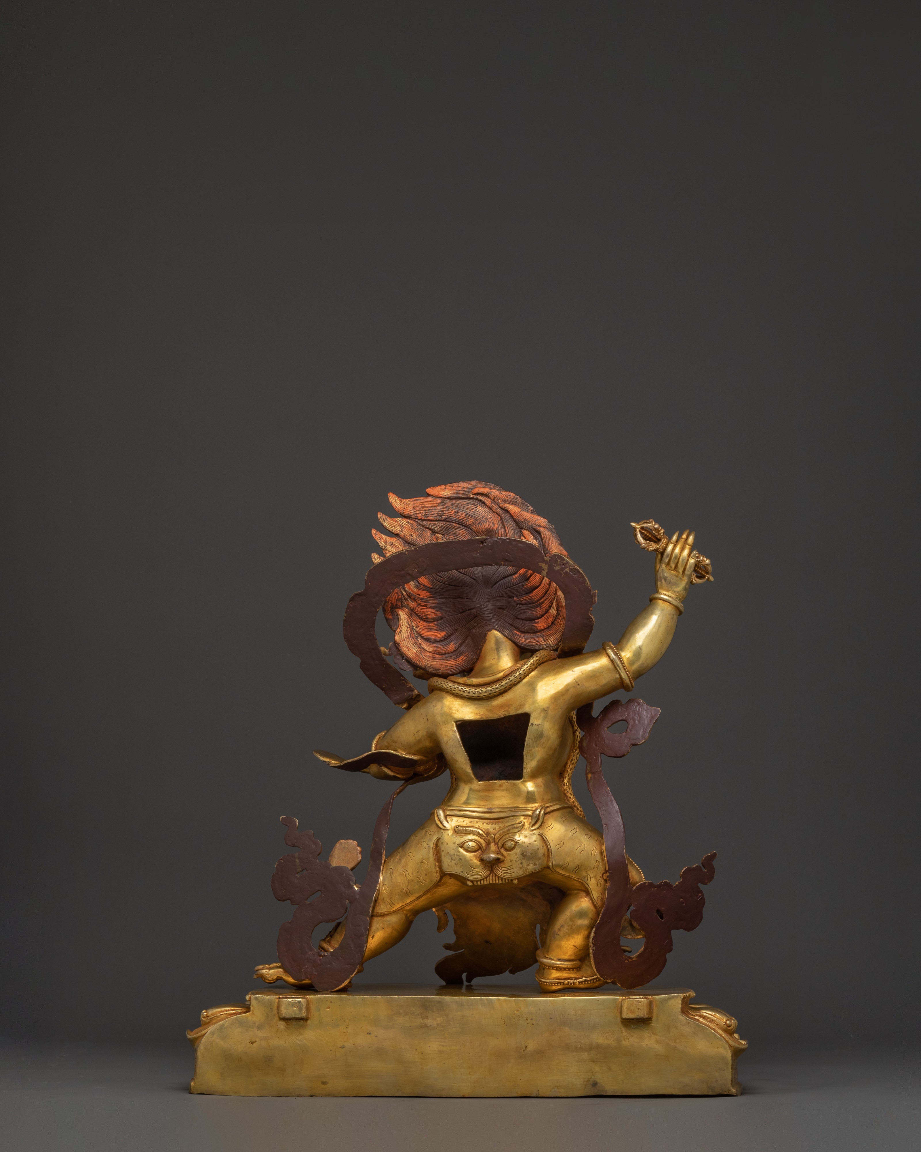 Vajrapani Protector Gilded Statue – Spiritual Decor