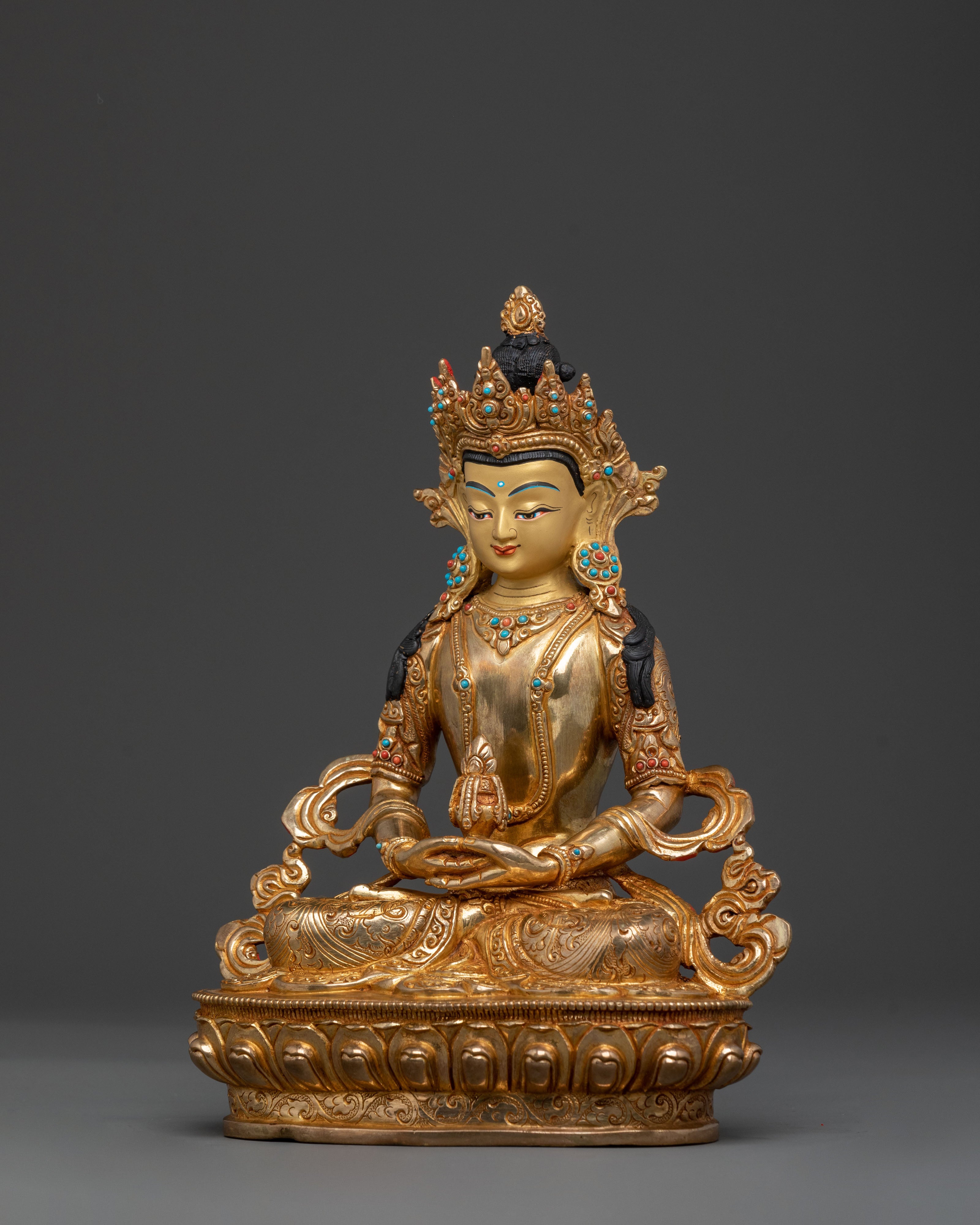 Peaceful Statue of Amitayus Buddha | Buddha of Longevity