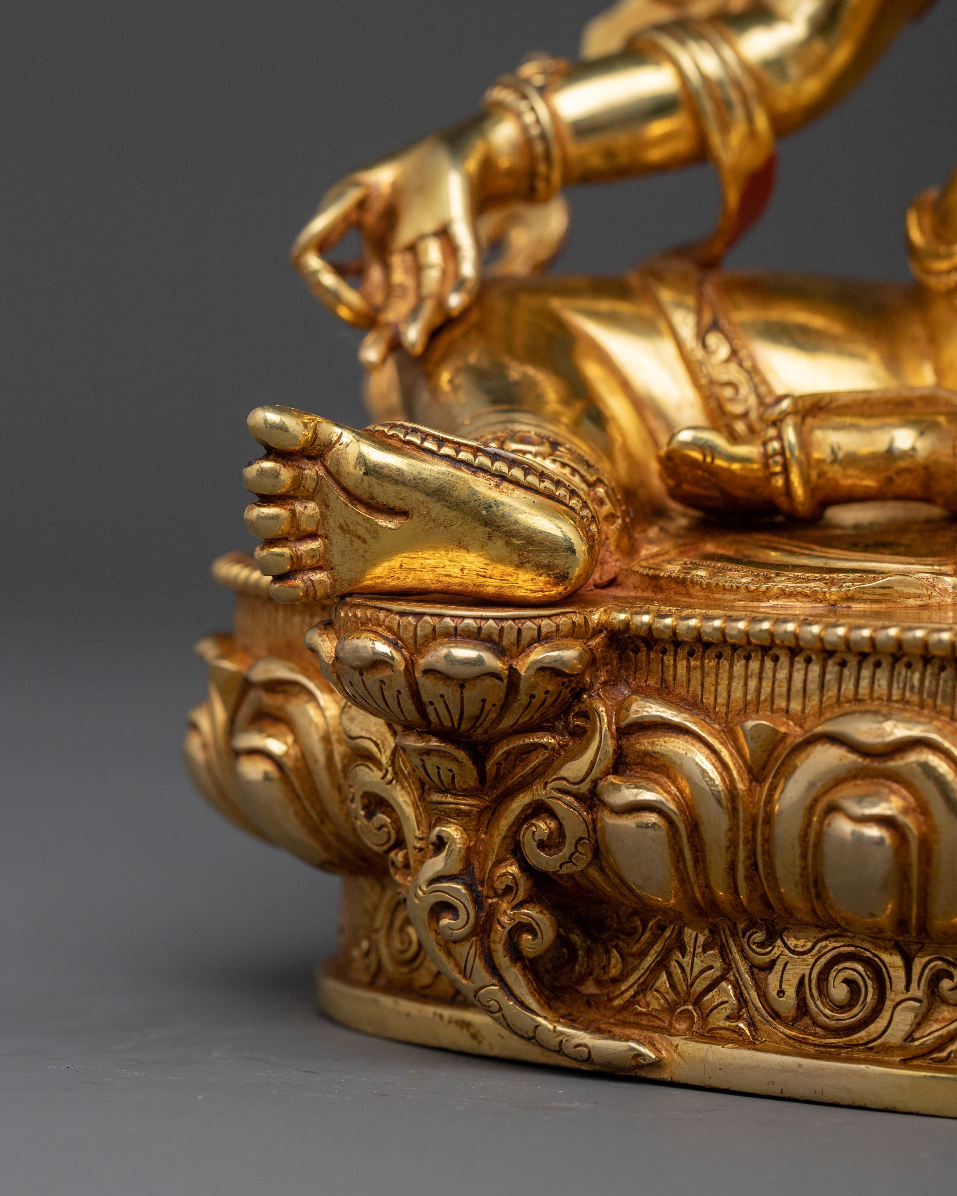 Green Tara Spiritual Statue | Compassionate Goddess