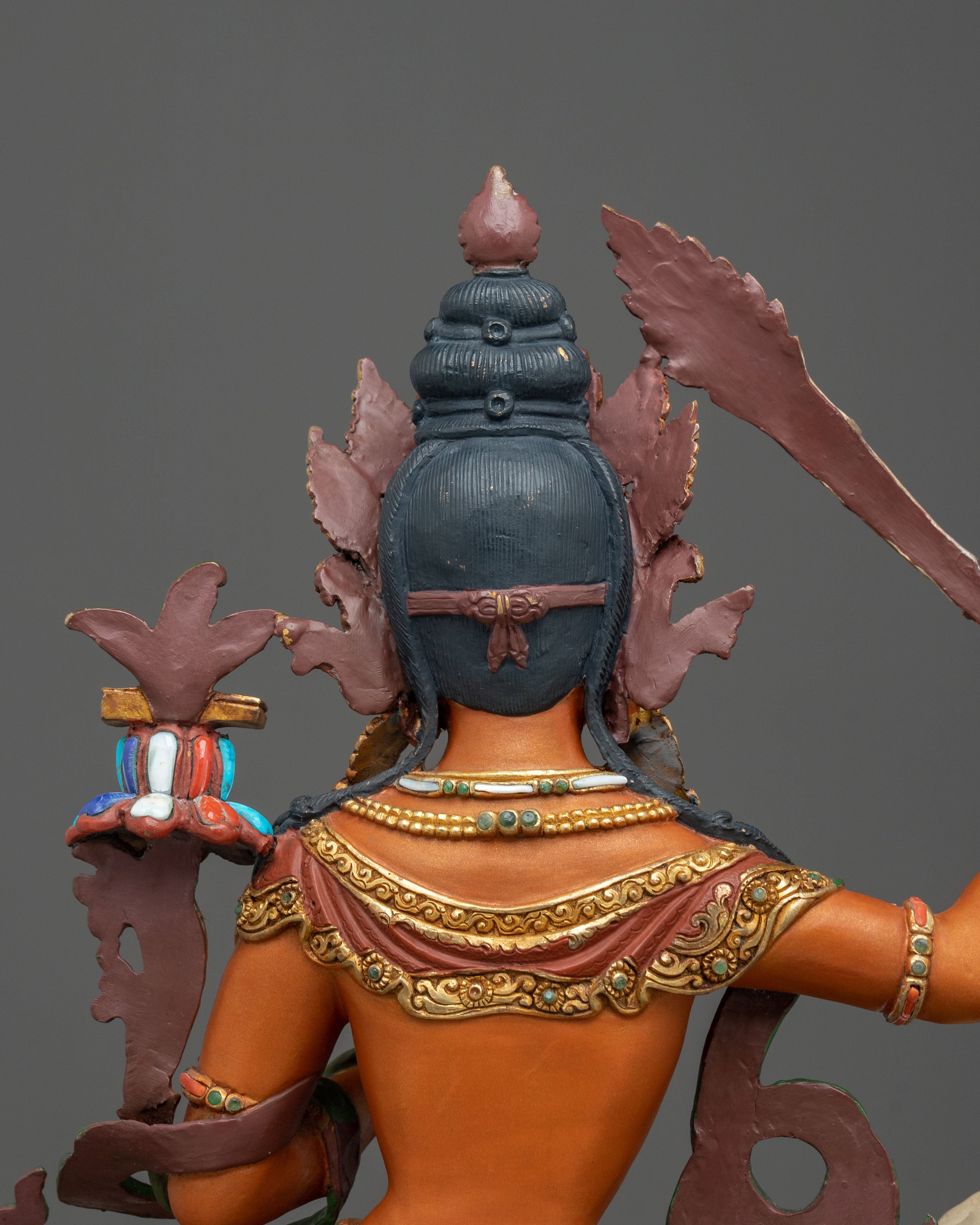 Simhanada Manjushri Bodhisattva of Wisdom Statue