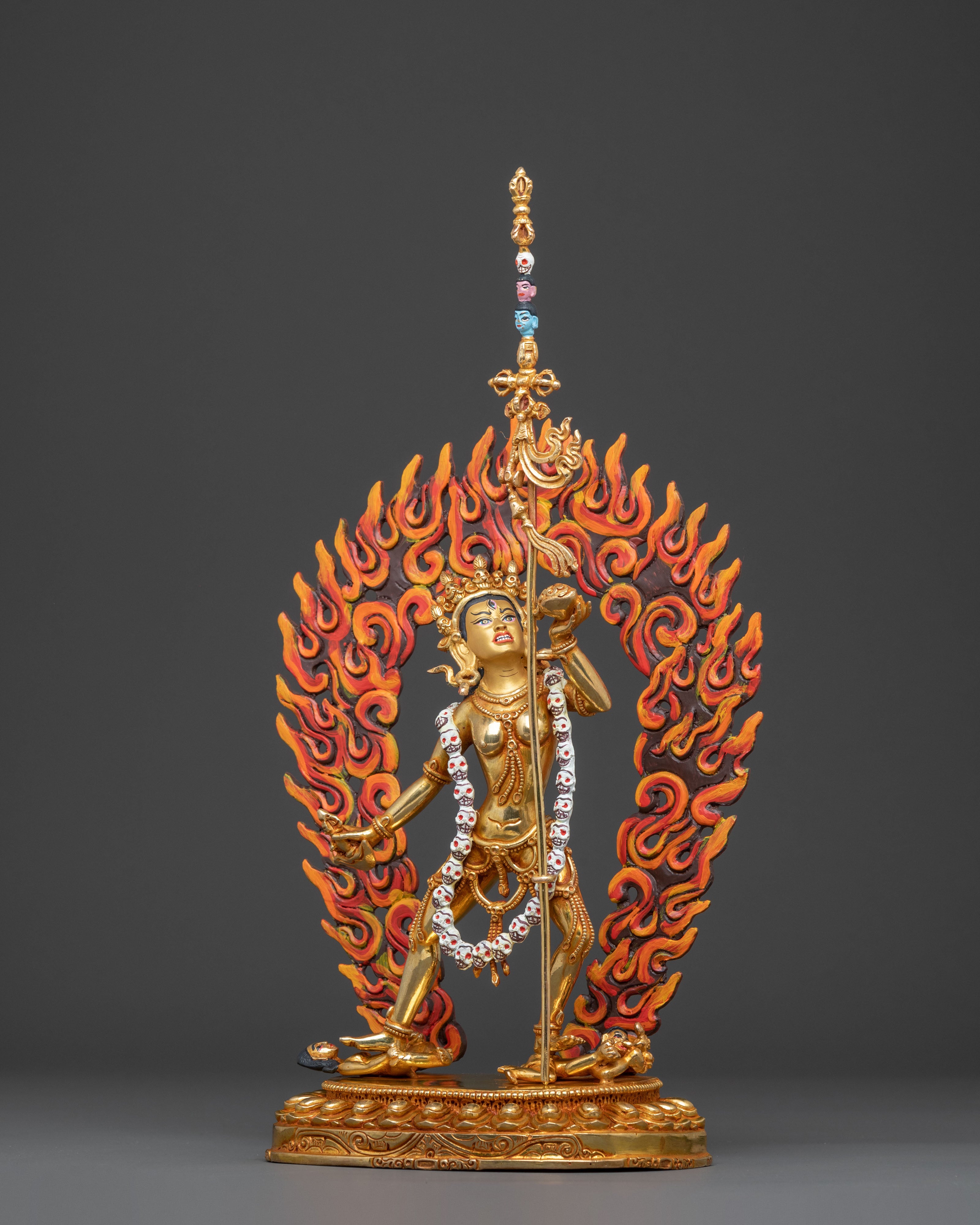 Vajrayogini Golden Statue – Handcrafted Radiance