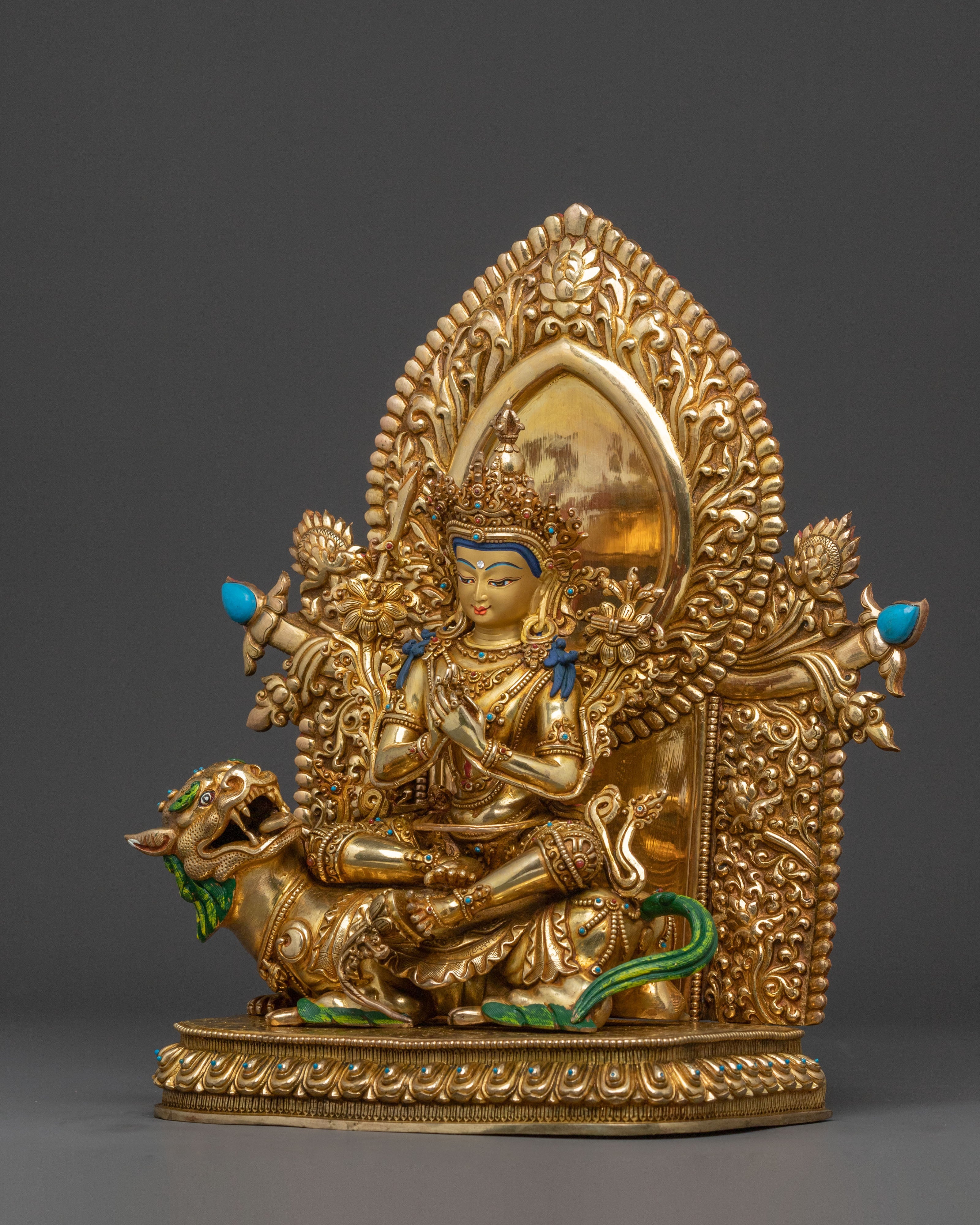 White Manjushri Statue | Made In Nepal