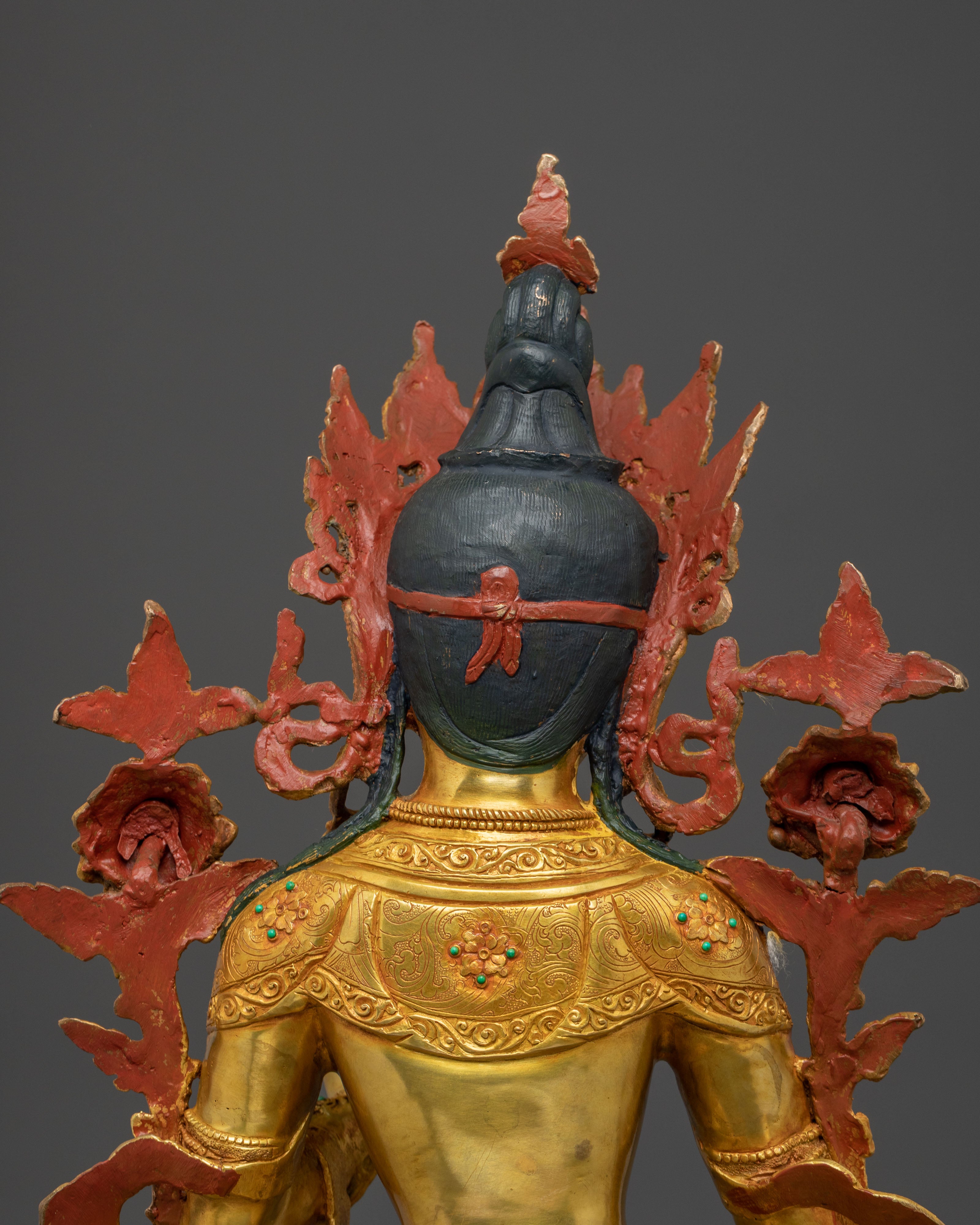 White Tara | Handcrafted 24K Gold Gilded Statue