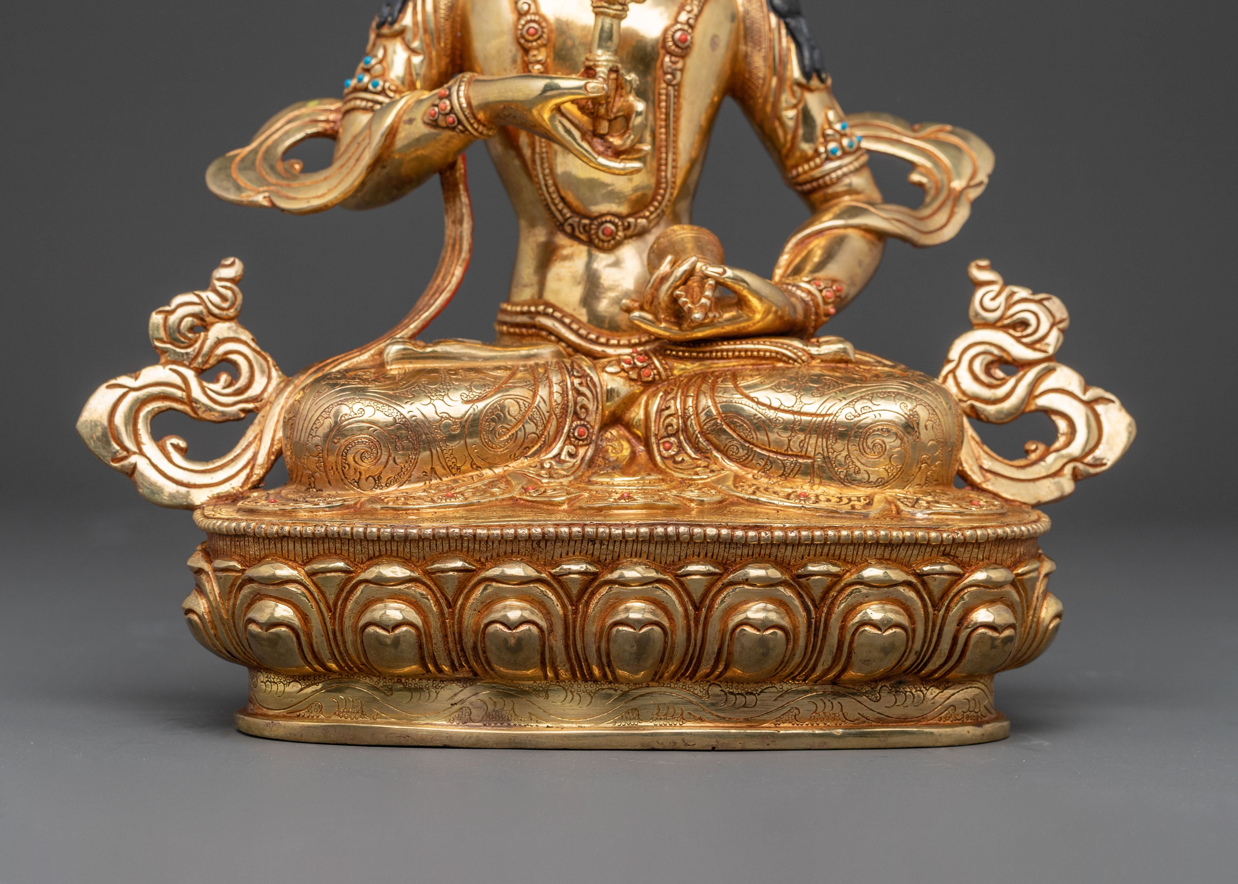 Purification Icon Vajrasattva Golden Statue | Vajrasattva Artwork