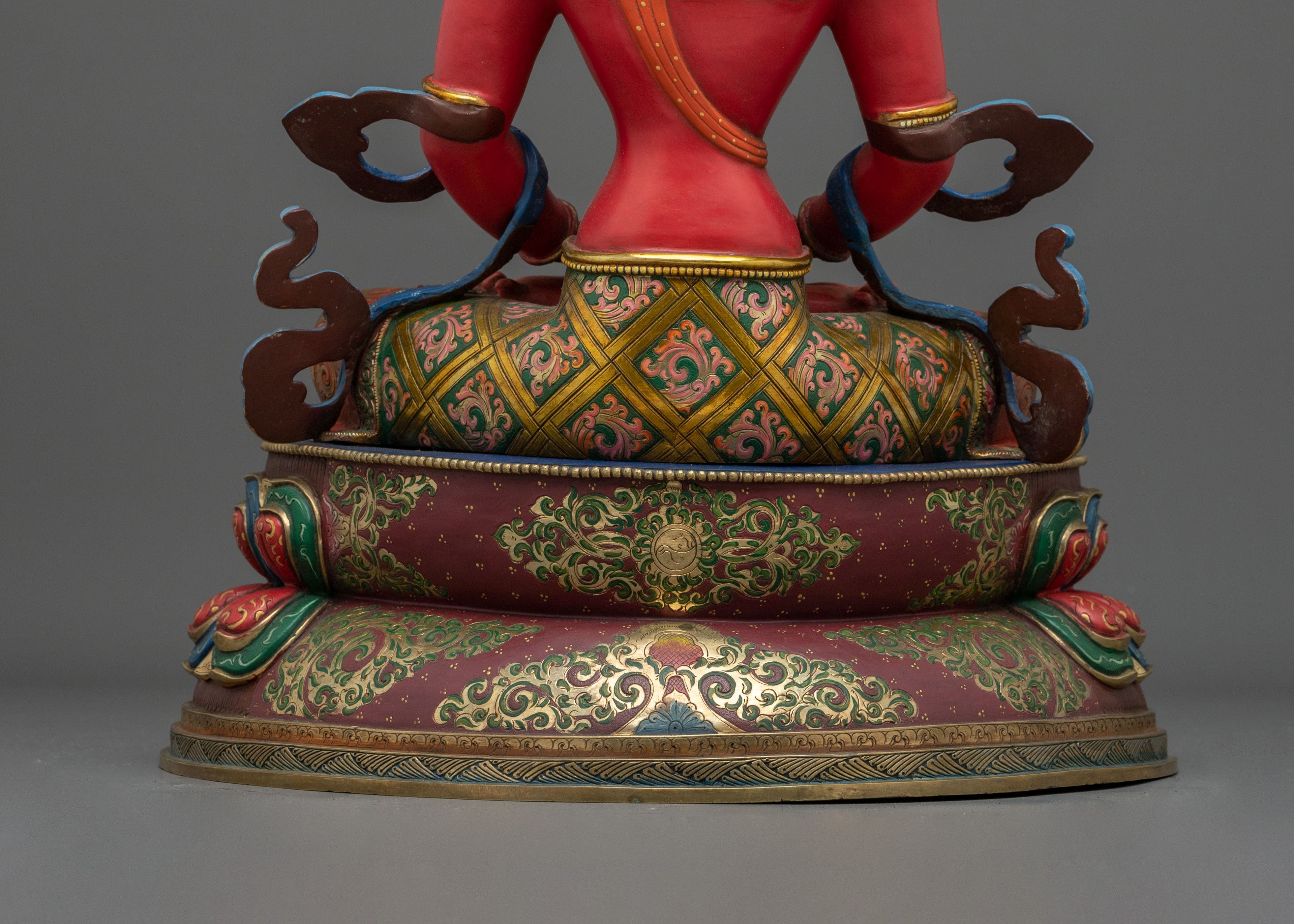 Amitayus Long Life Buddha Handmade Statue | Handmade Spiritual Sculpture