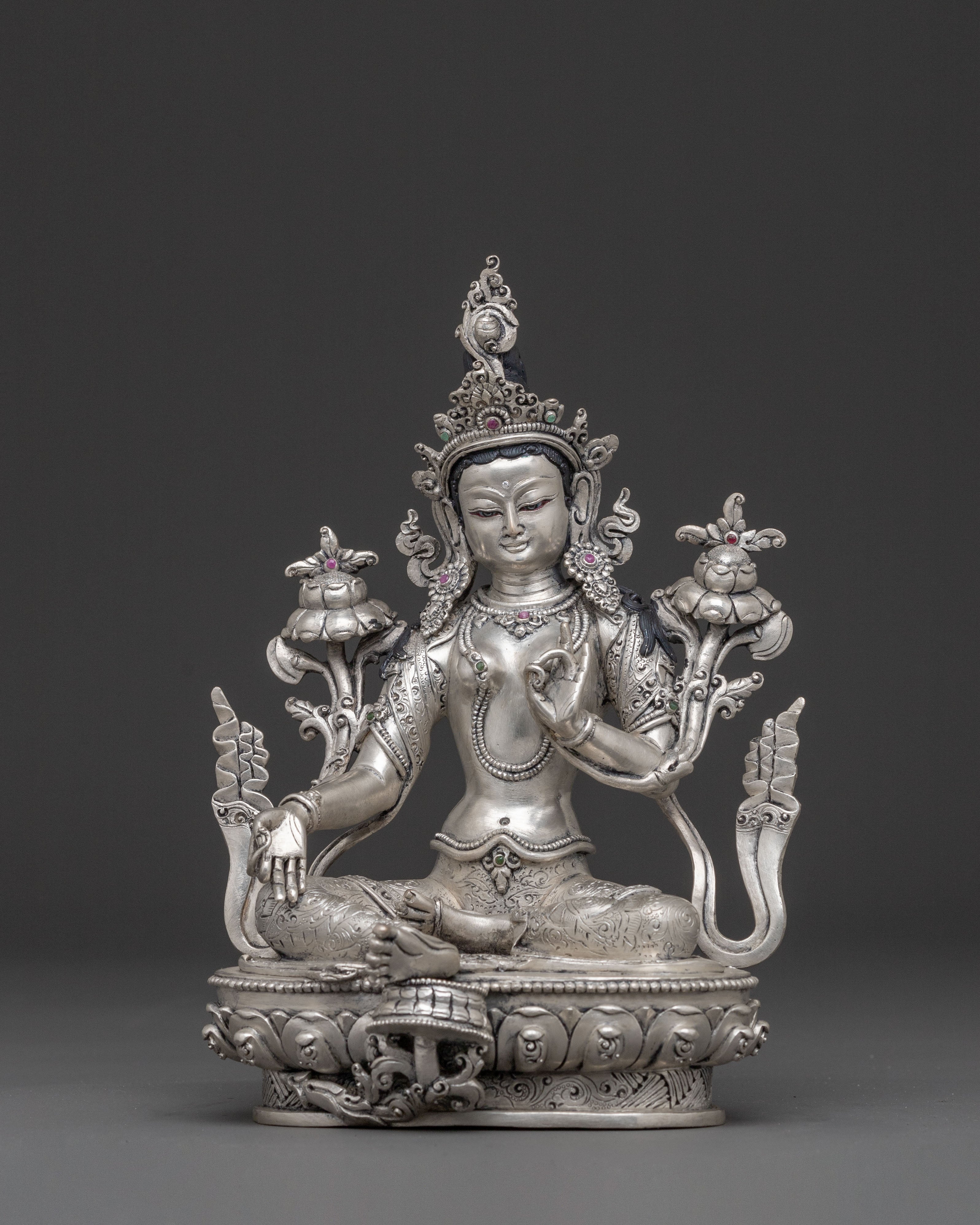 Green Tara Statue