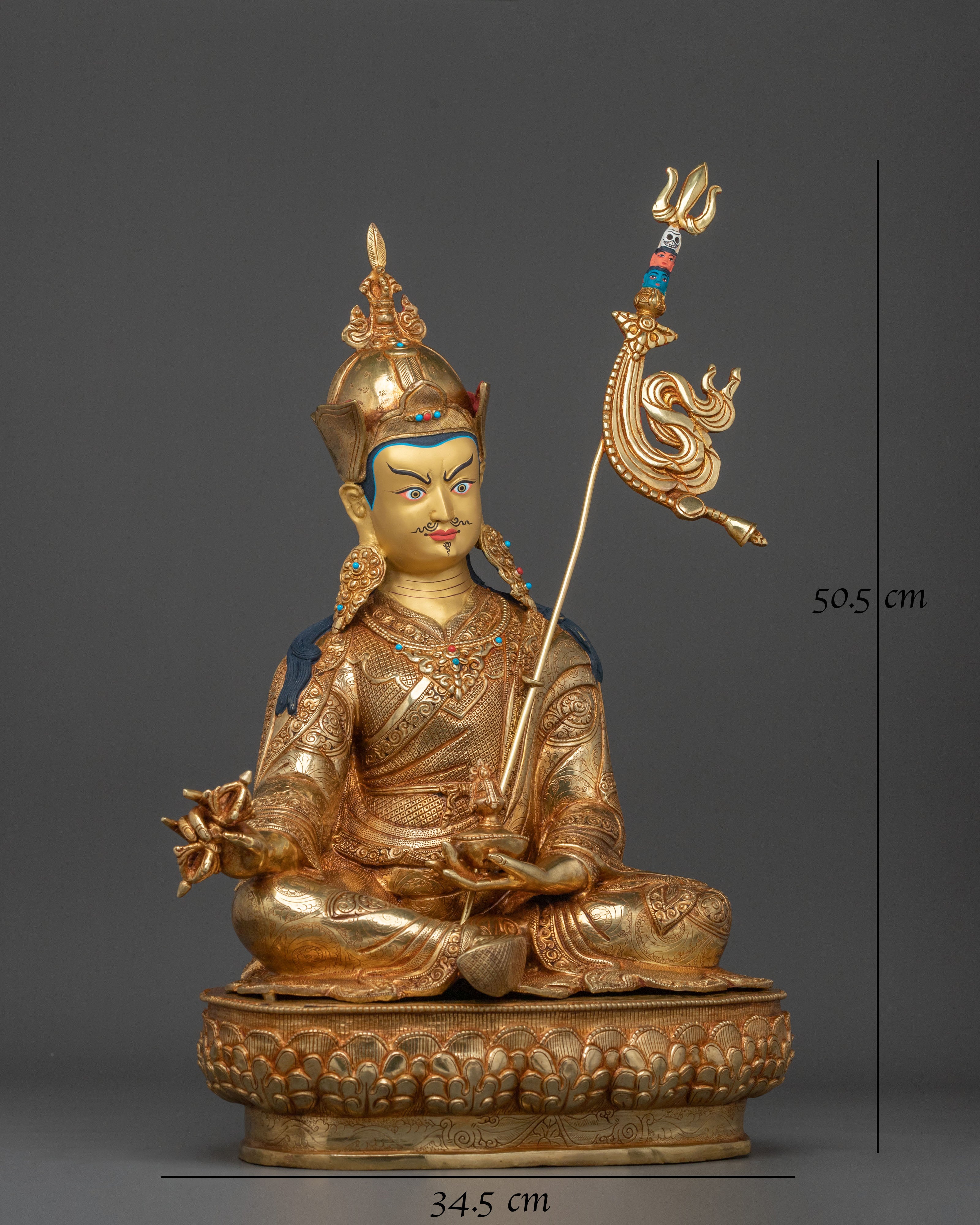 The Precious Master Guru Rinpoche Statue | Buddhist Sculpture for Blessings