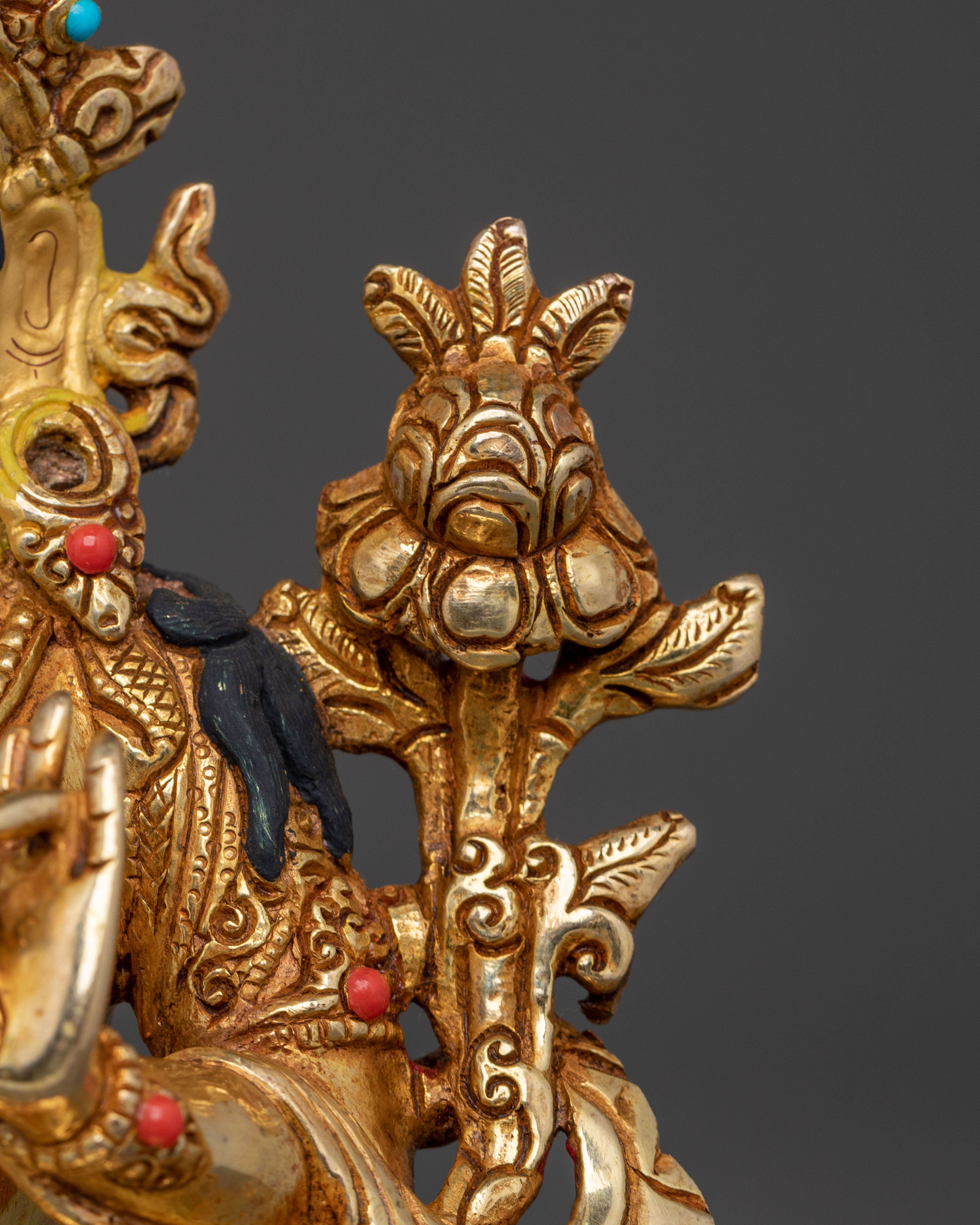 Green Tara Sacred Statue: Handcrafted in Nepal