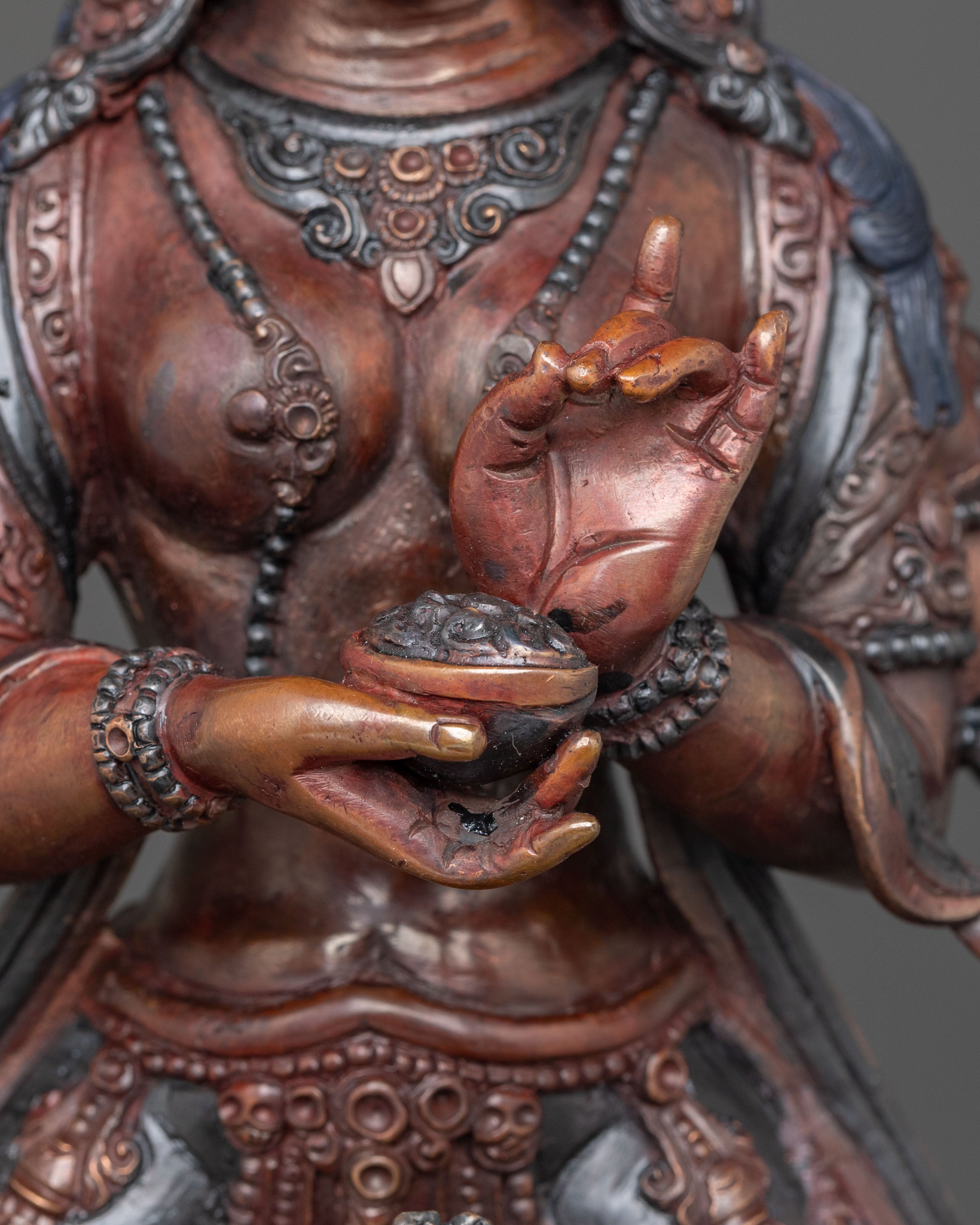 Handcrafted Balkumari Statue | Nepali Sculpture for Protection