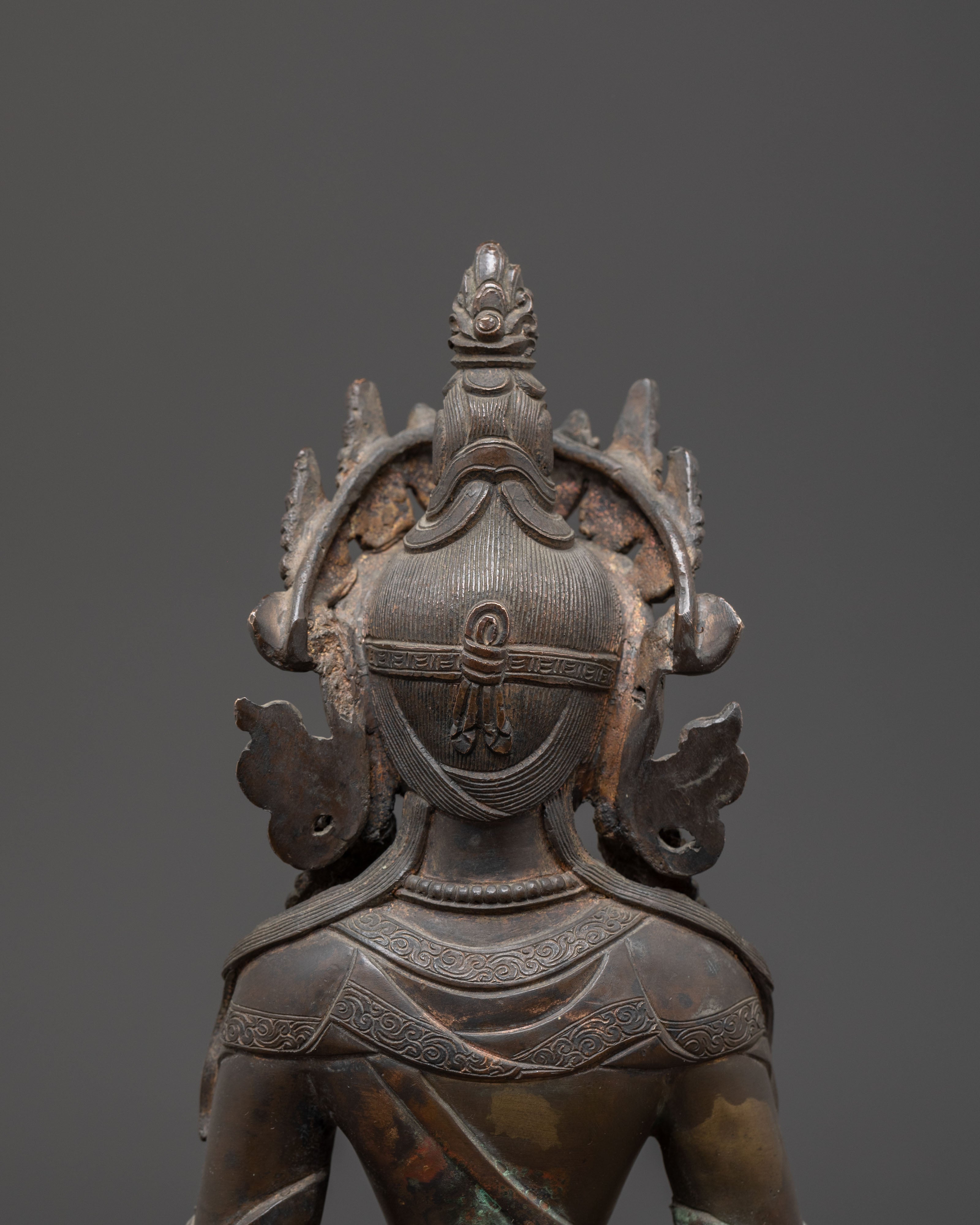 Handcrafted Tibetan Amitayus Buddha Statue | Buddha of Long Life