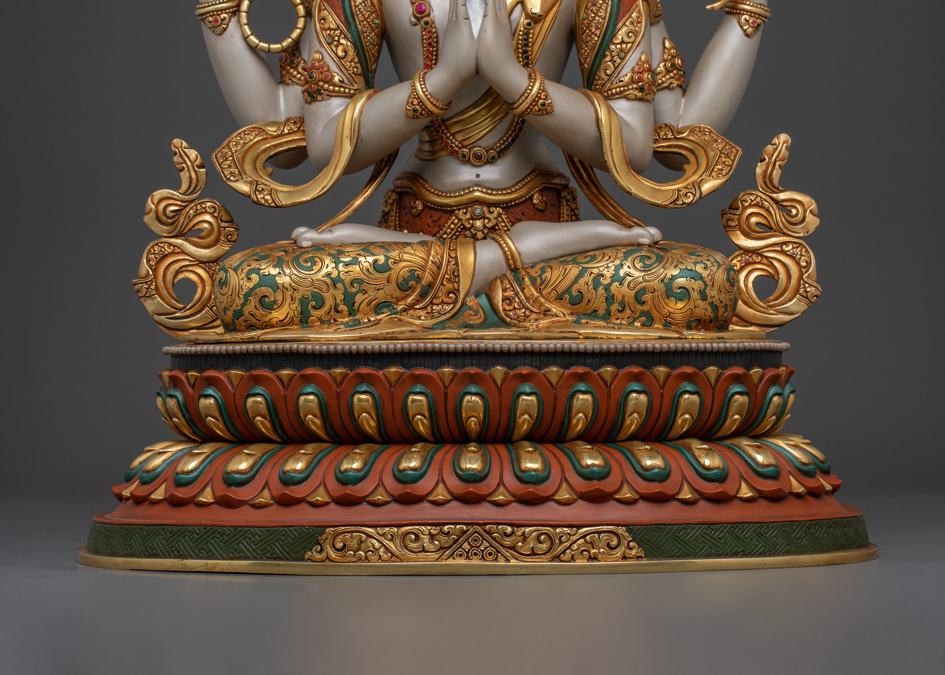 Four-Armed Chenrezig Statue | Nepalese Artistry