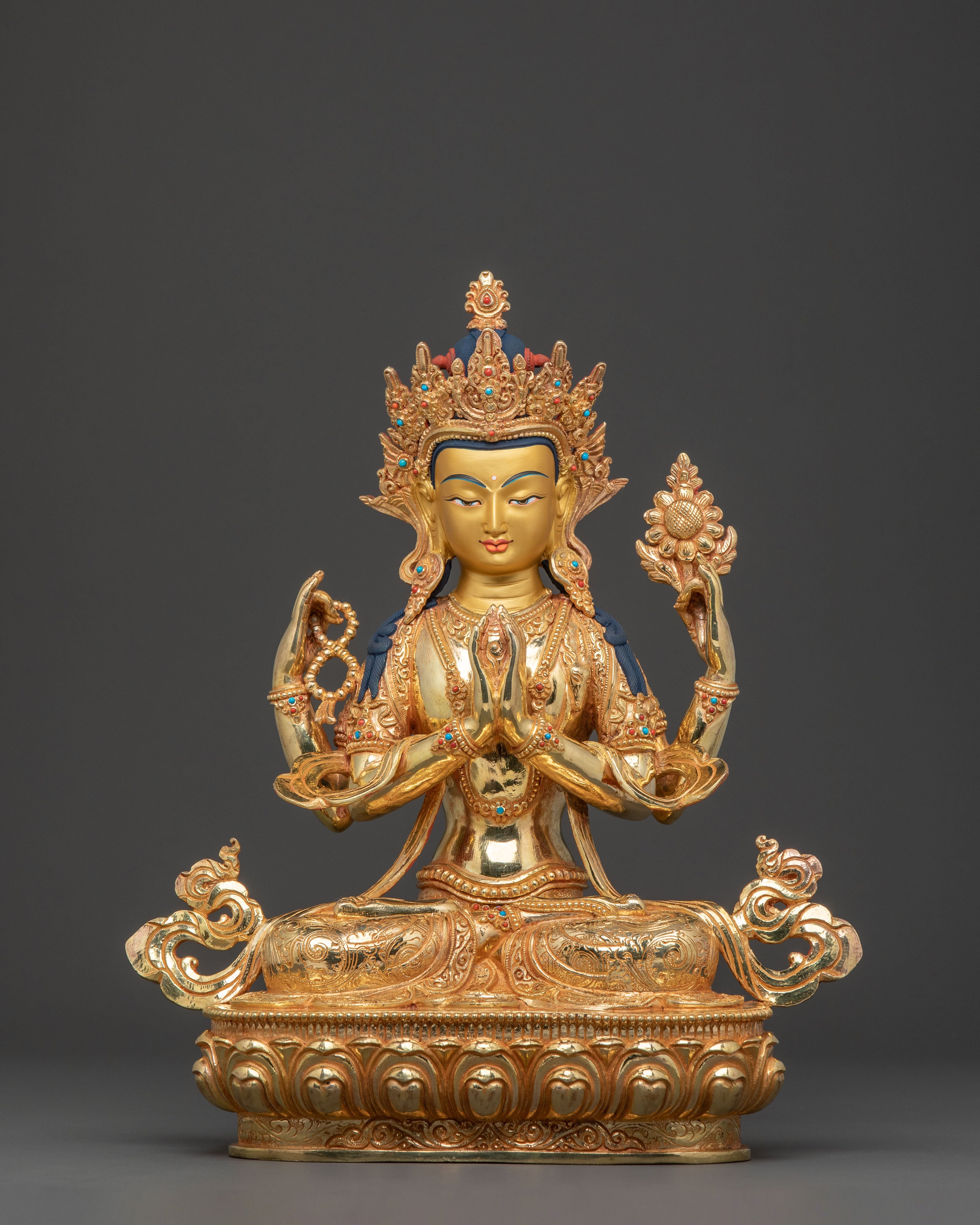 Buddha Dharma Sangha Statue | Triple Gem