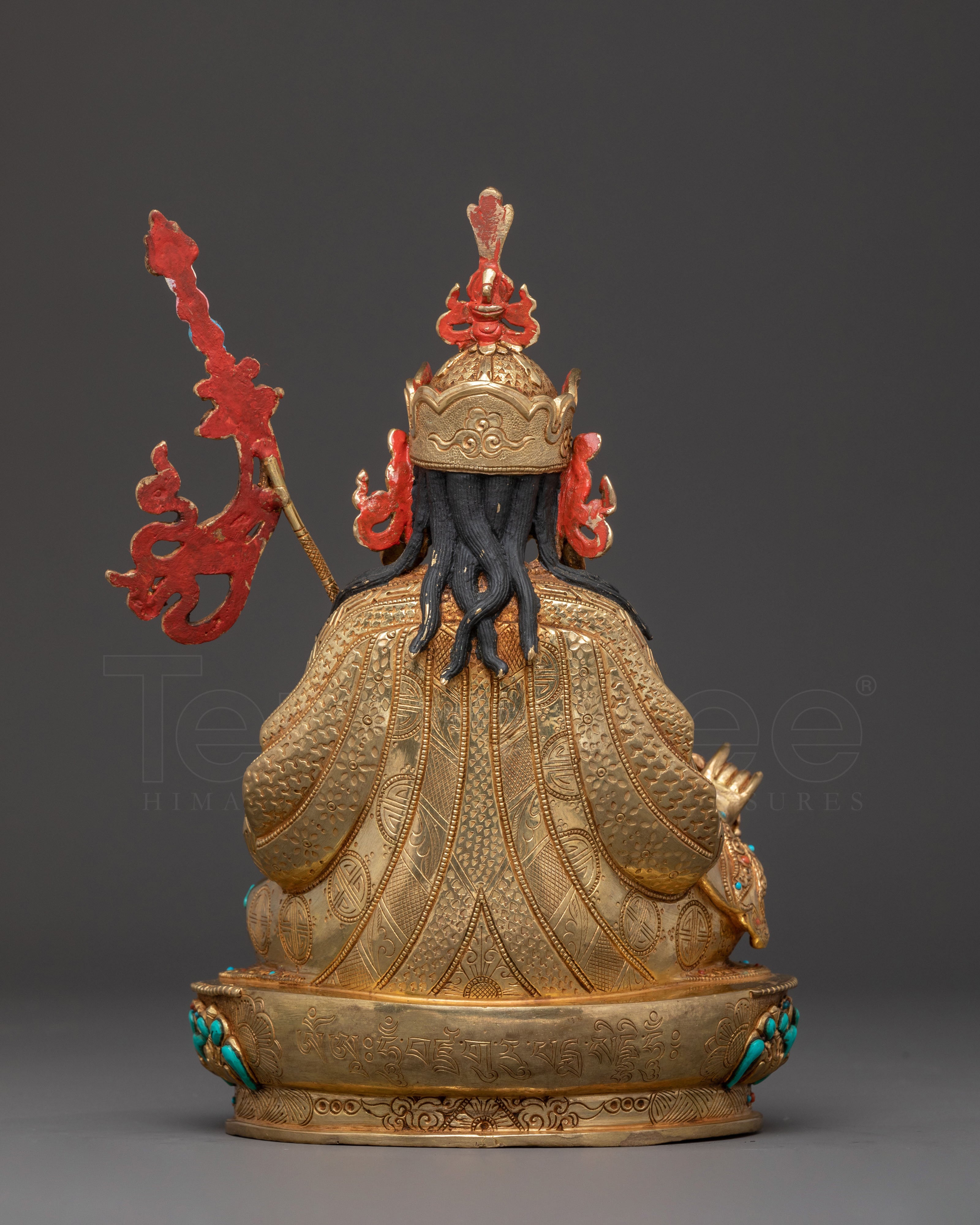 Guru Rinpoche Blessing Statue | Handcrafted 24K Gold Gilded