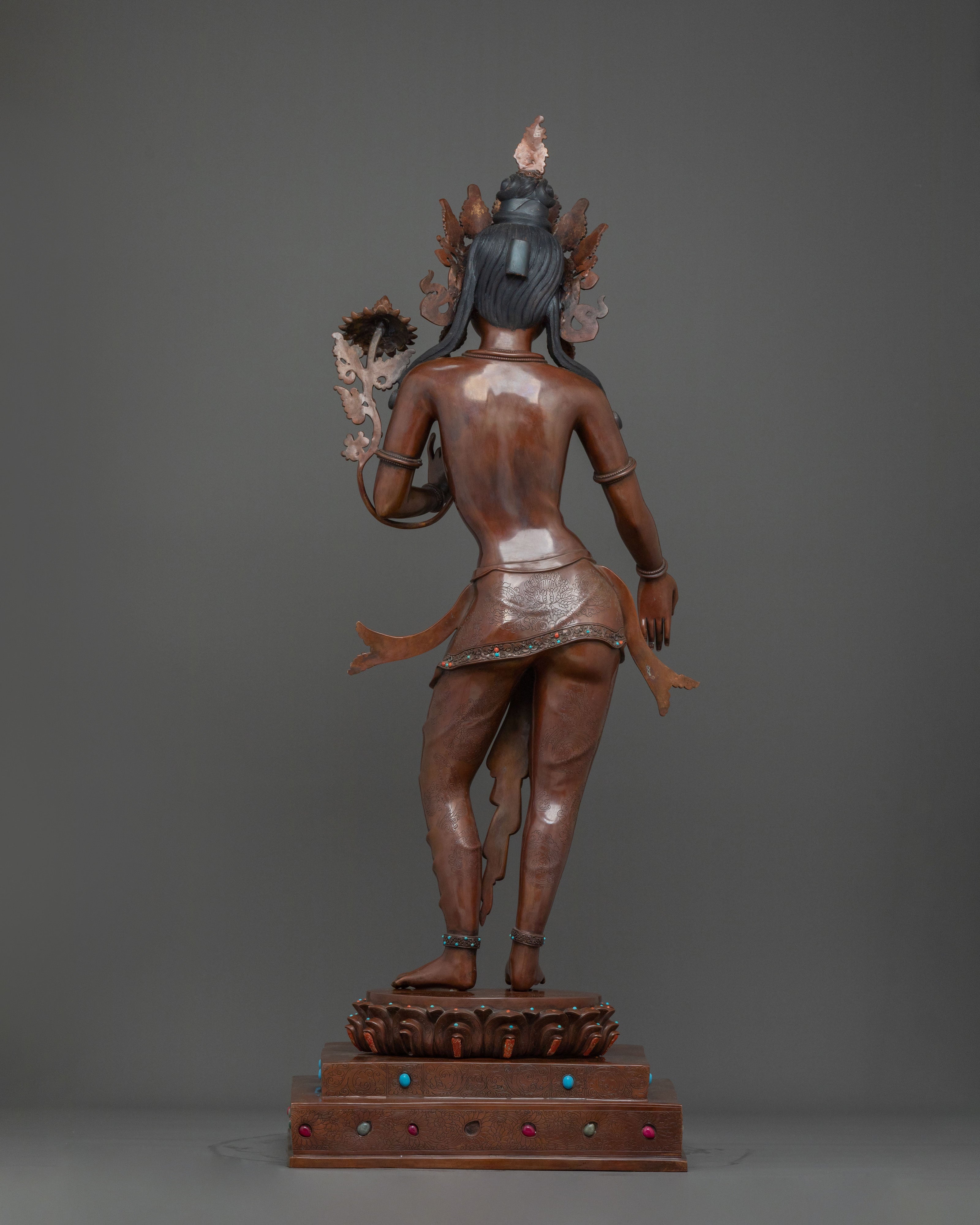 Standing Green Tara Figurine | Buddhist Goddess