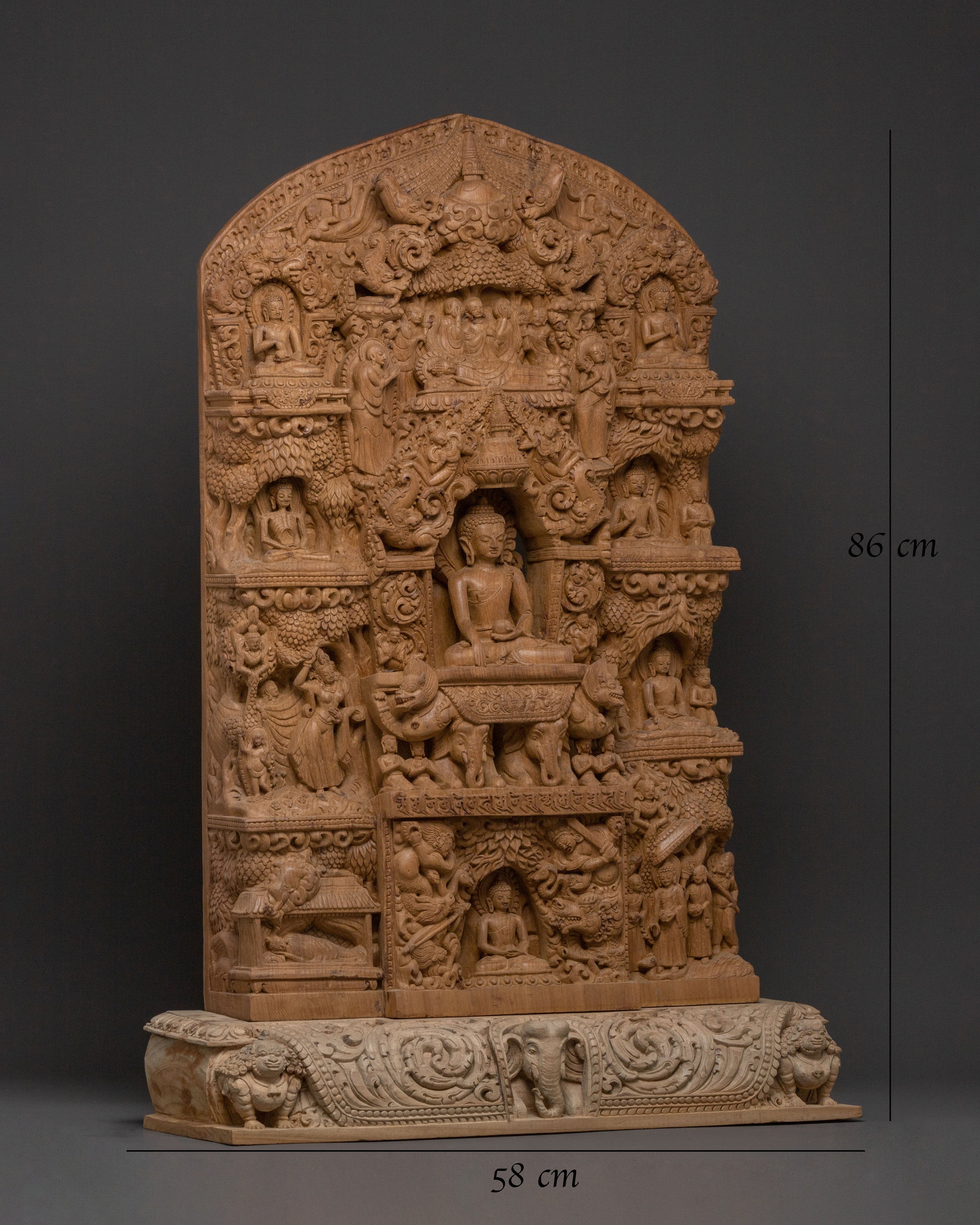 Shakyamuni Buddha Wooden Sculpture | Life of Buddha Carvings