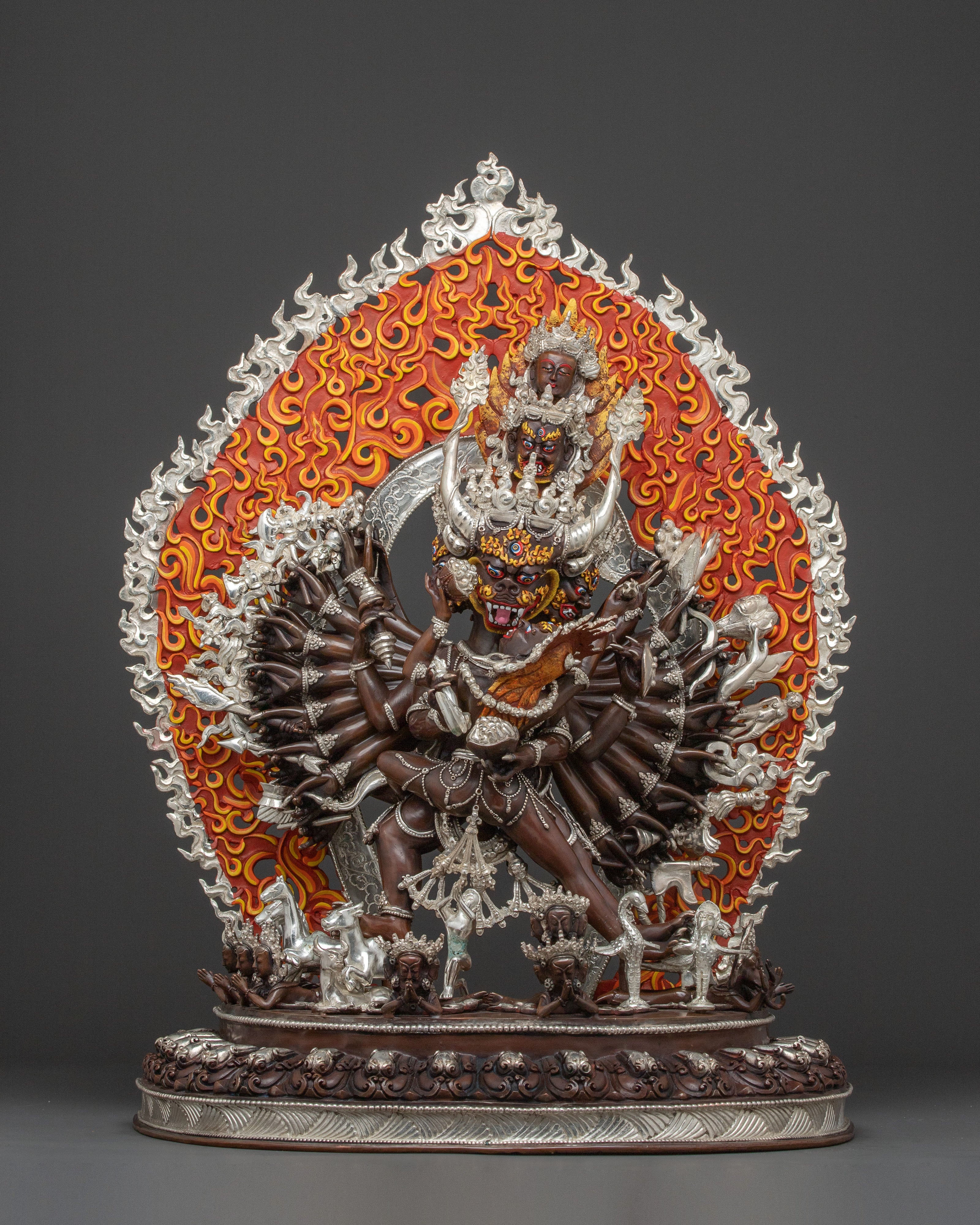 Yamantaka Copper Statue