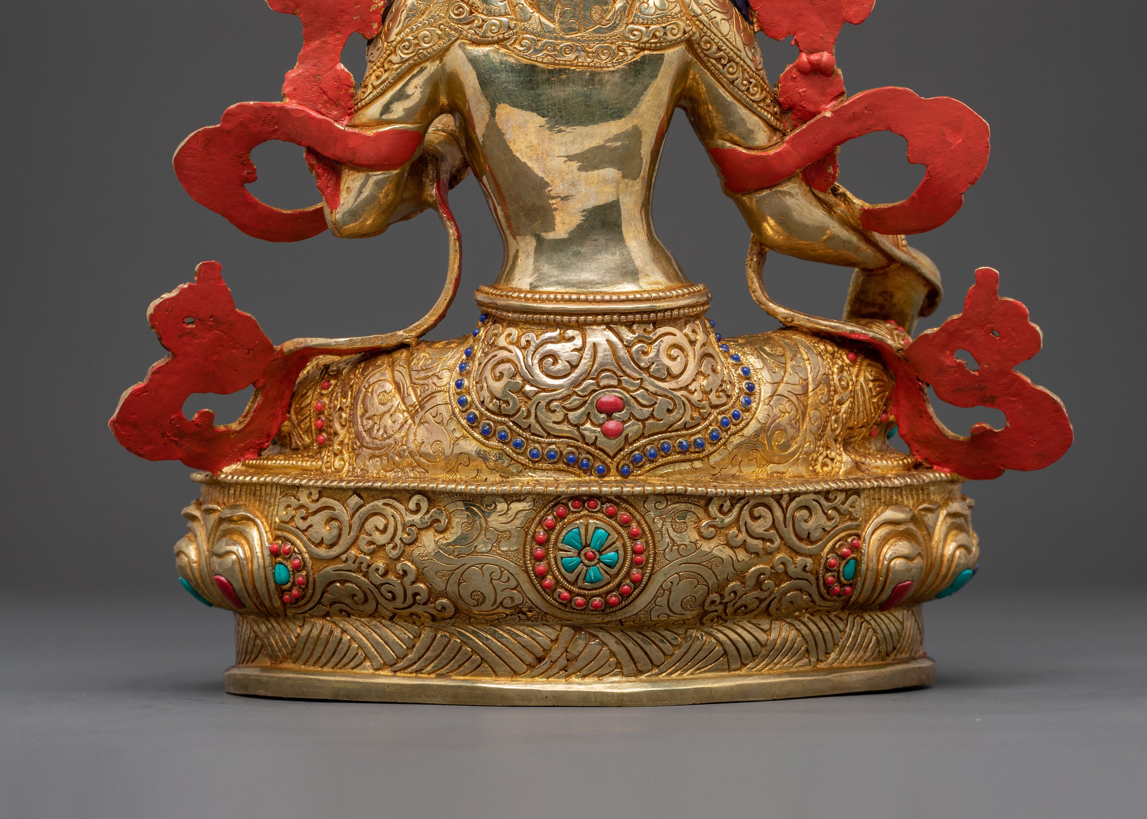 Handcrafted Green Tara Statue | Home Decor