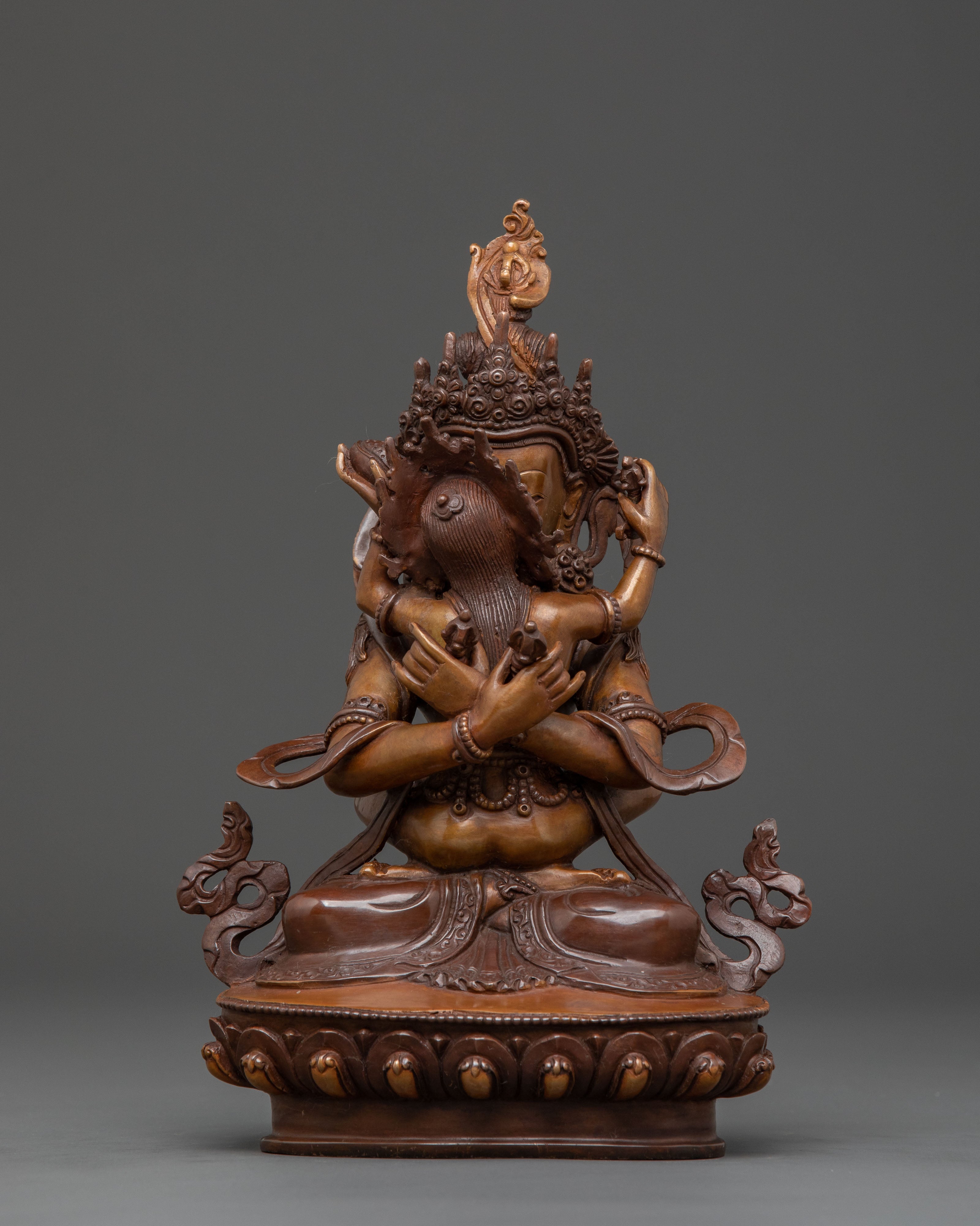 Vajradhara Statue With Consort