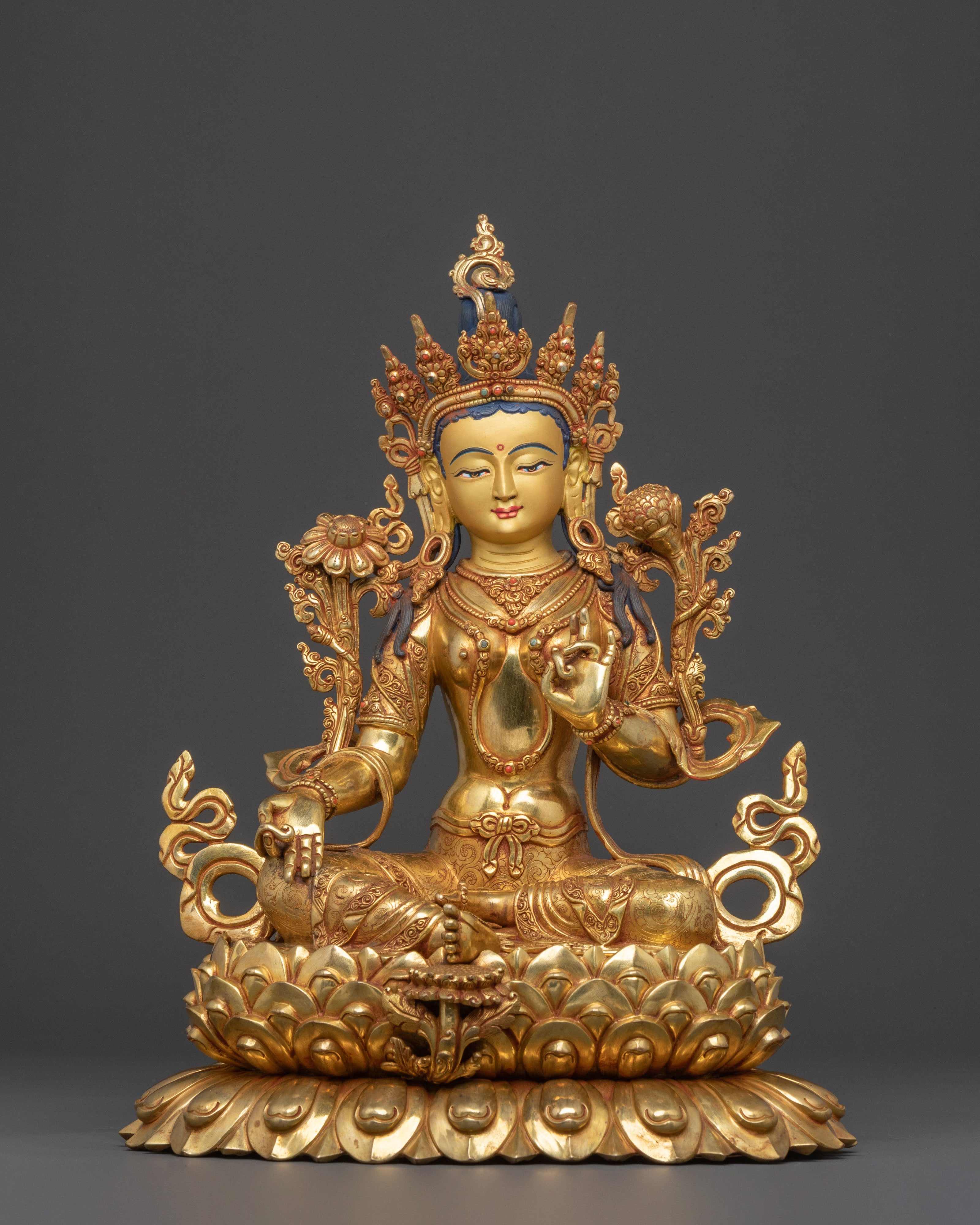 Green Tara Statue