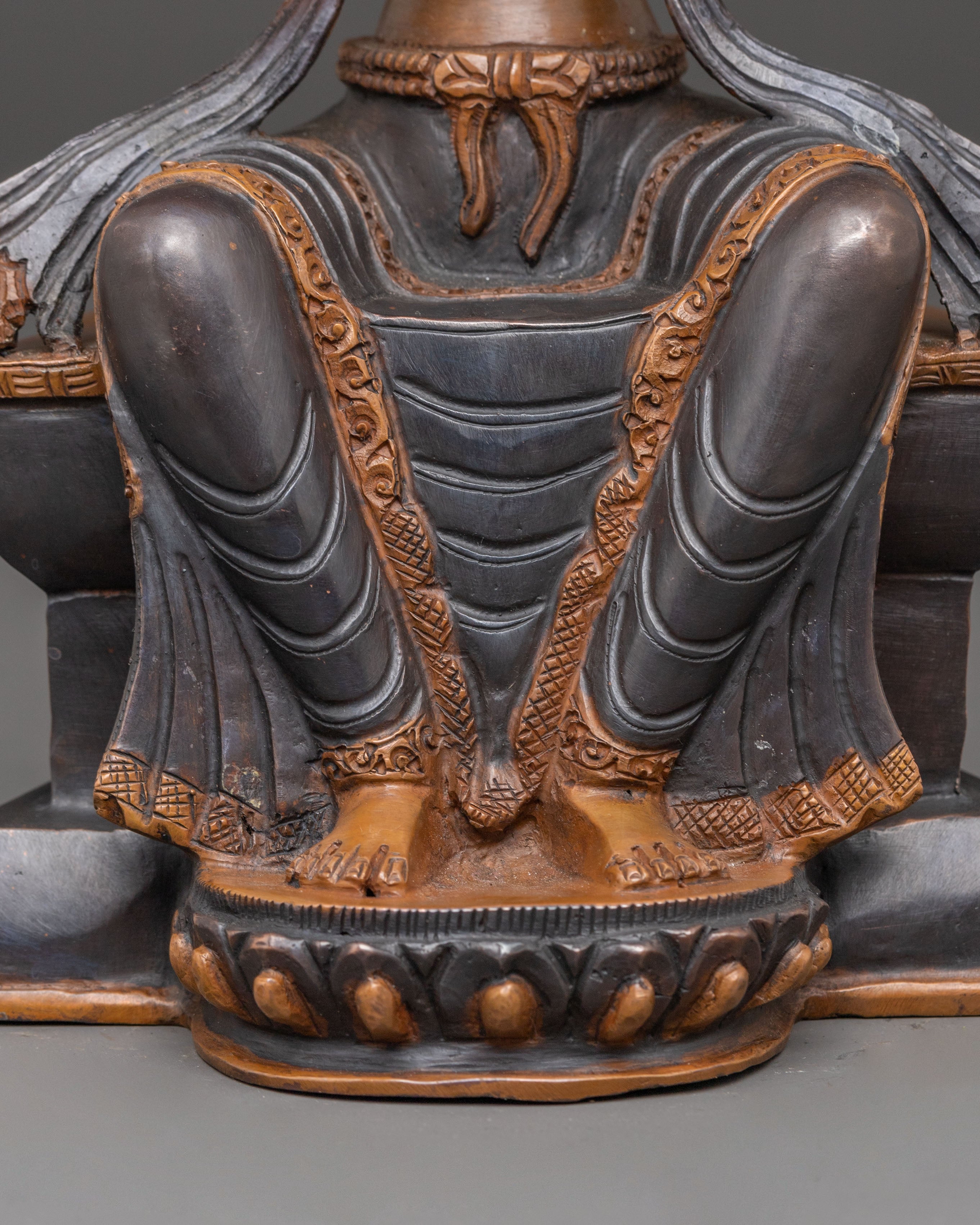 Handmade Maitreya Buddha Oxidized Statue | Symbol of Future Enlightenment