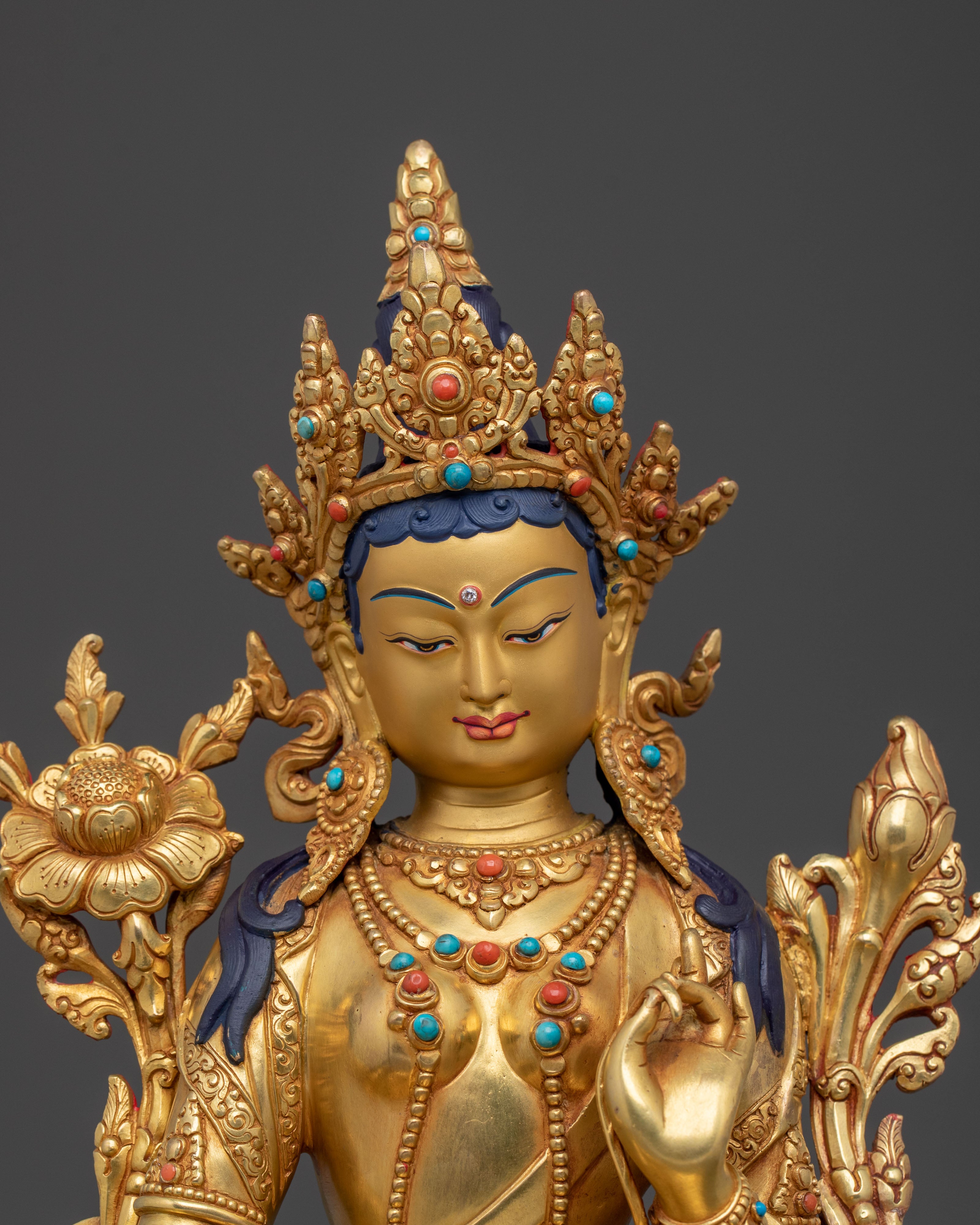 Green Tara Guardian Figurine | Home Decor