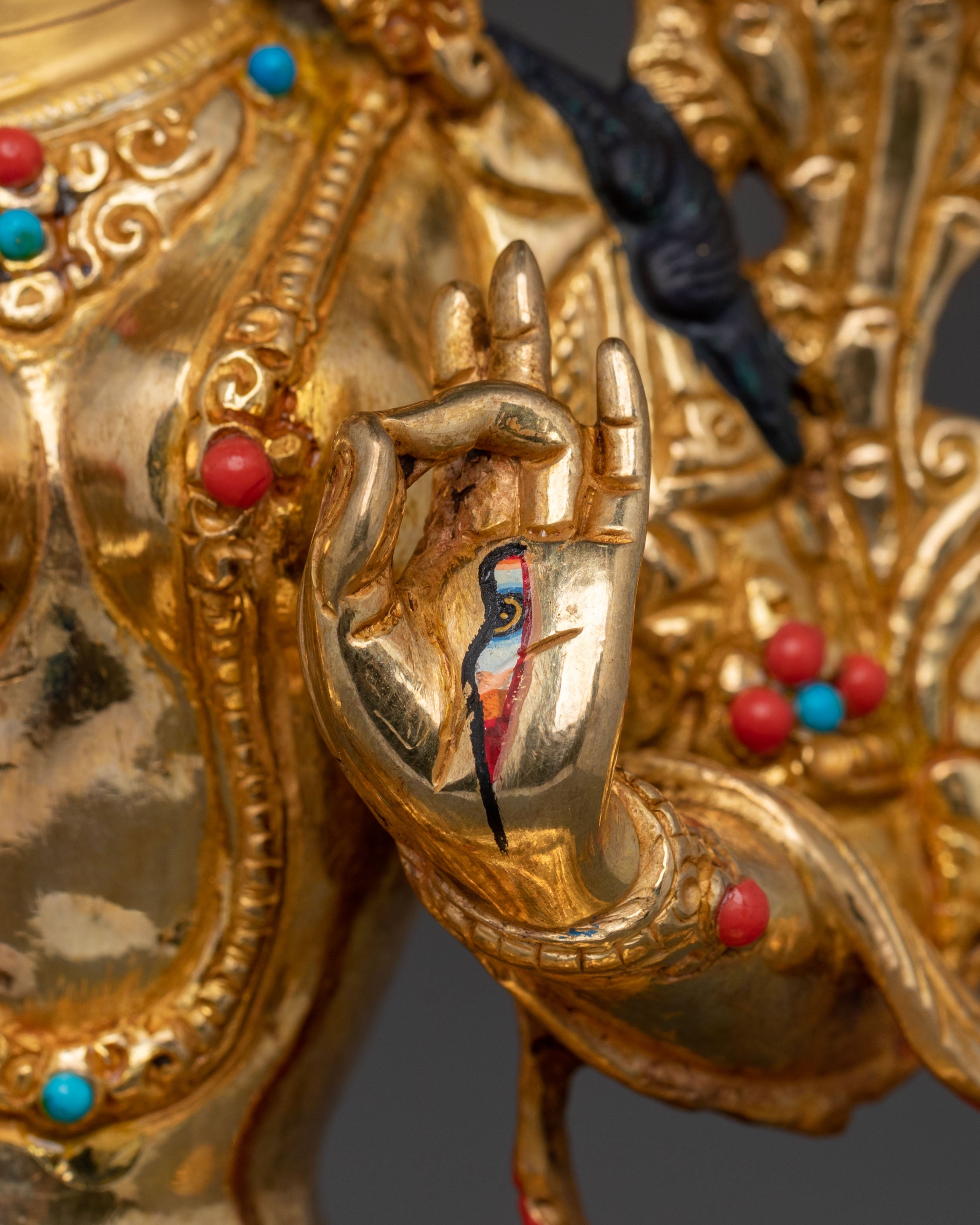 White Tara Statue | Handcrafted Golden Serenity