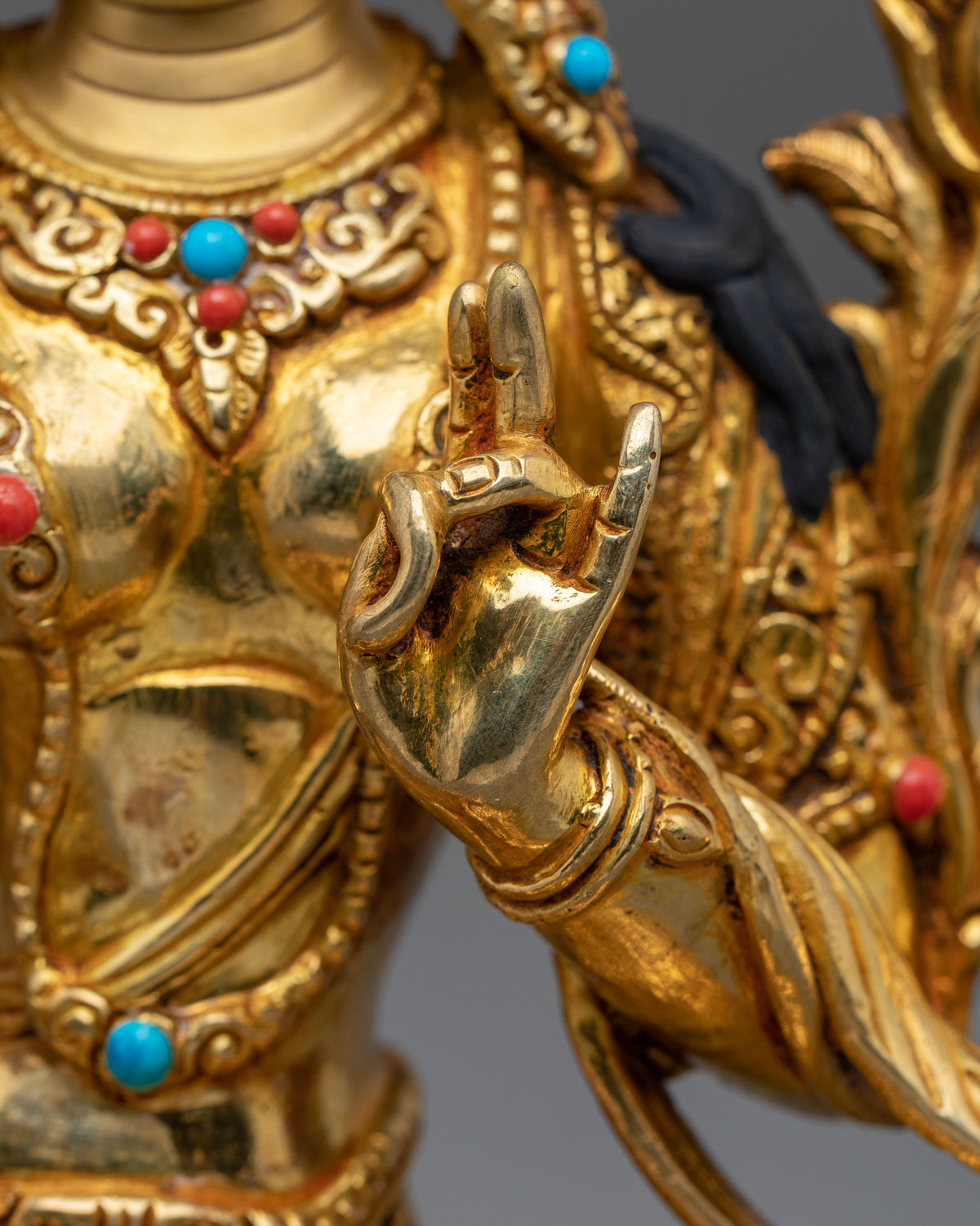 Green Tara Statue | Tibetan Buddhist Goddess Sculpture