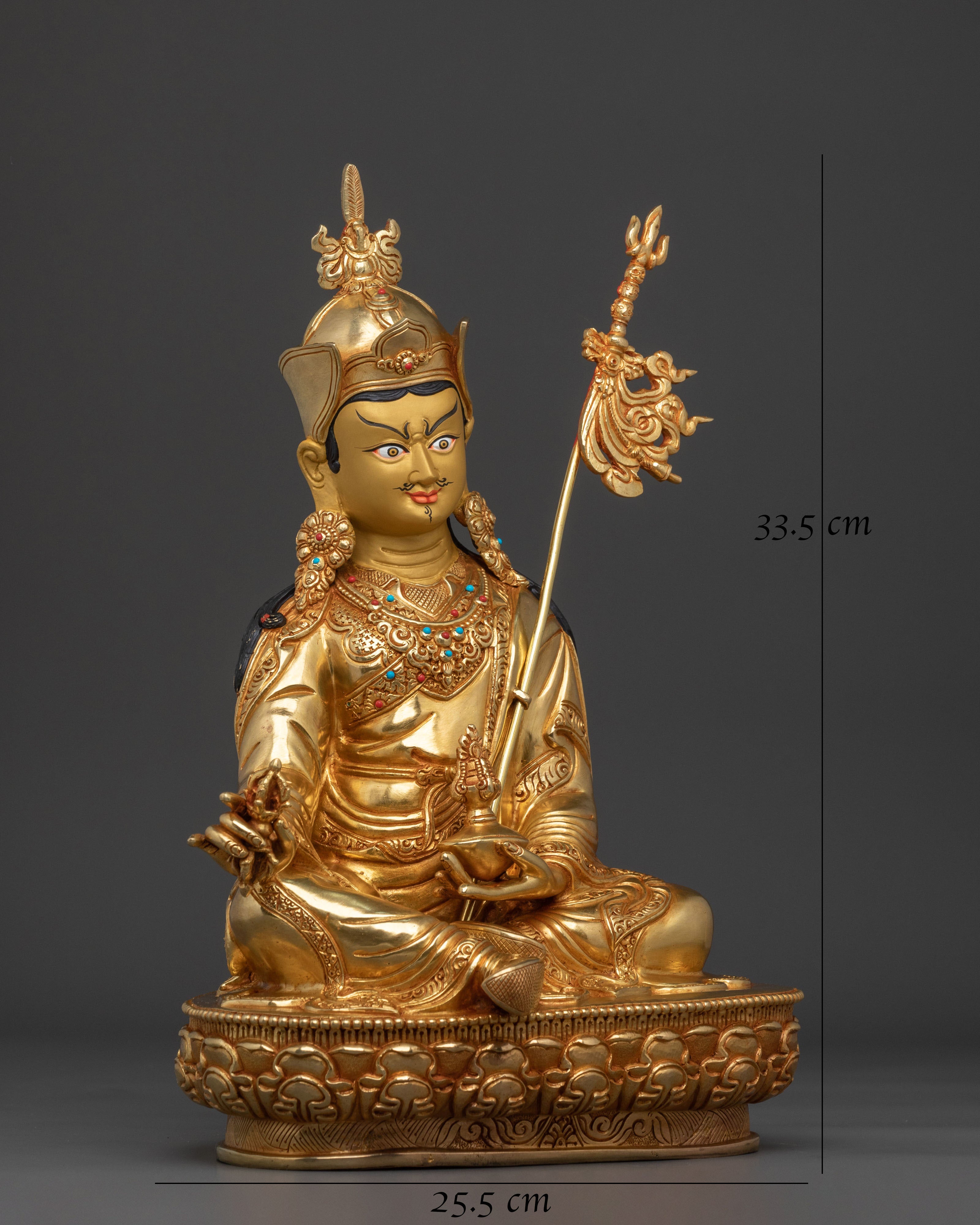 Tibetan Buddhist Guru Rinpoche Statue | | Tibetan Buddhist Master