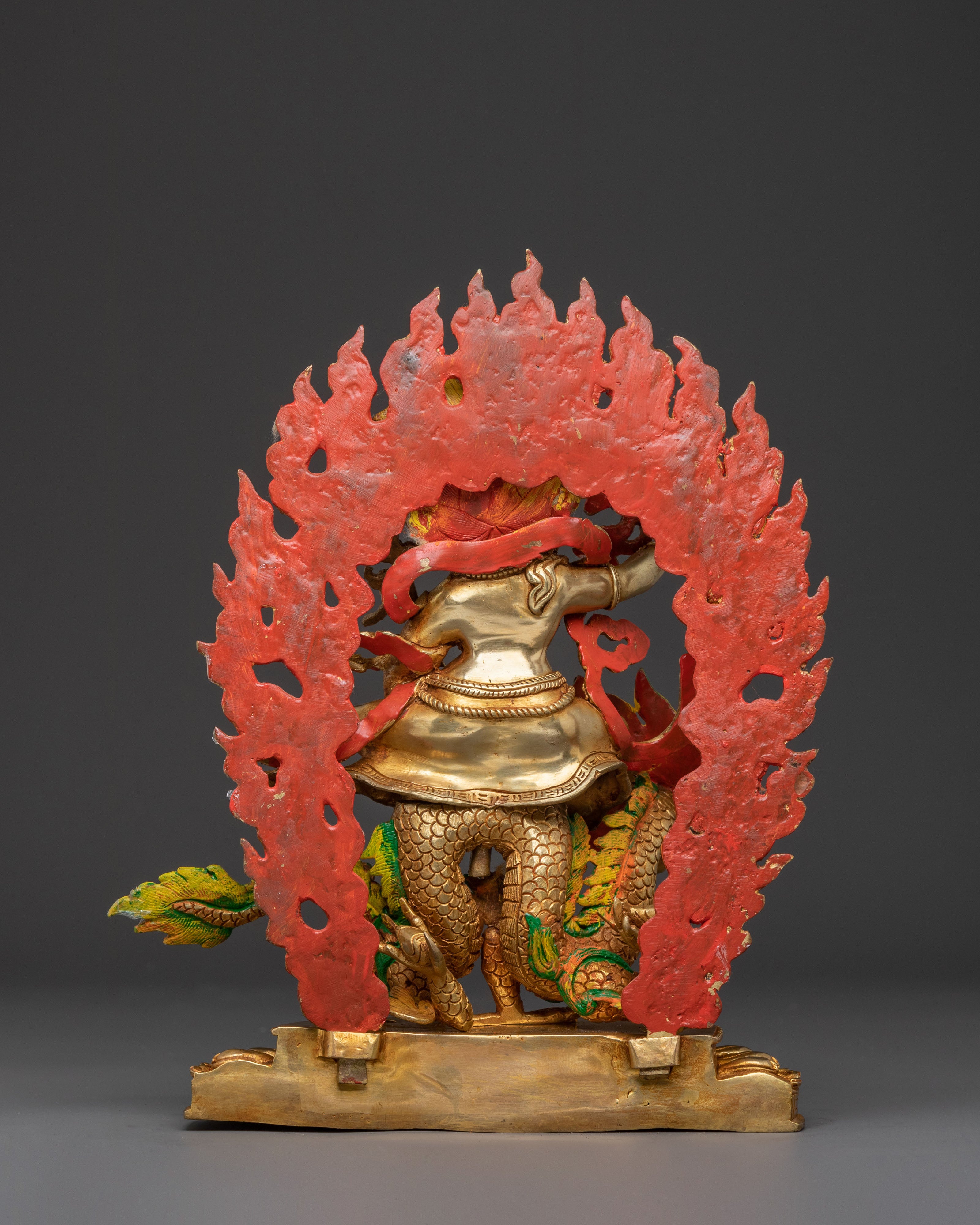 White Dzambhala Altar Statue — Spiritual Art