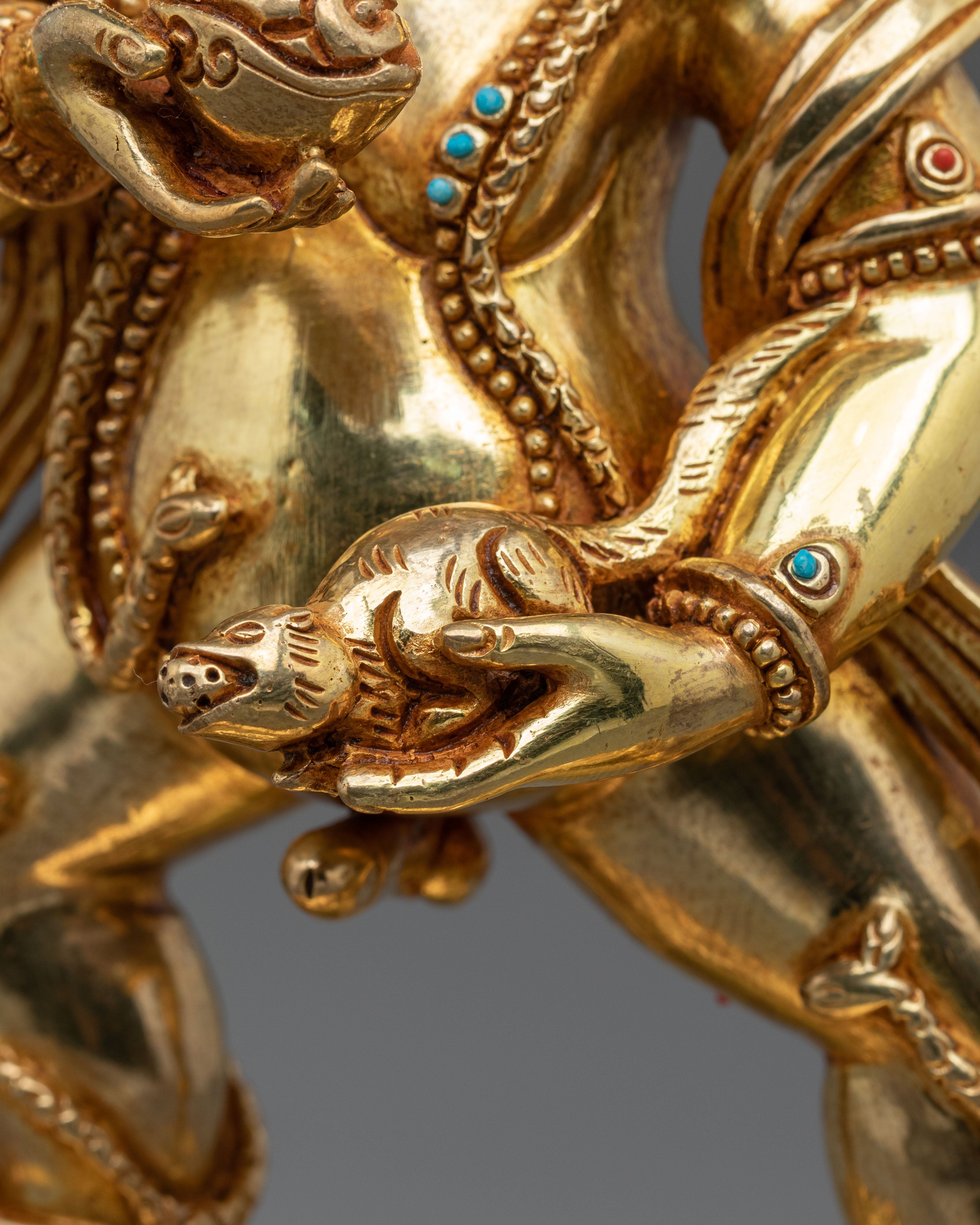 Black Dzambhala Statue | Sacred Buddhist Protector