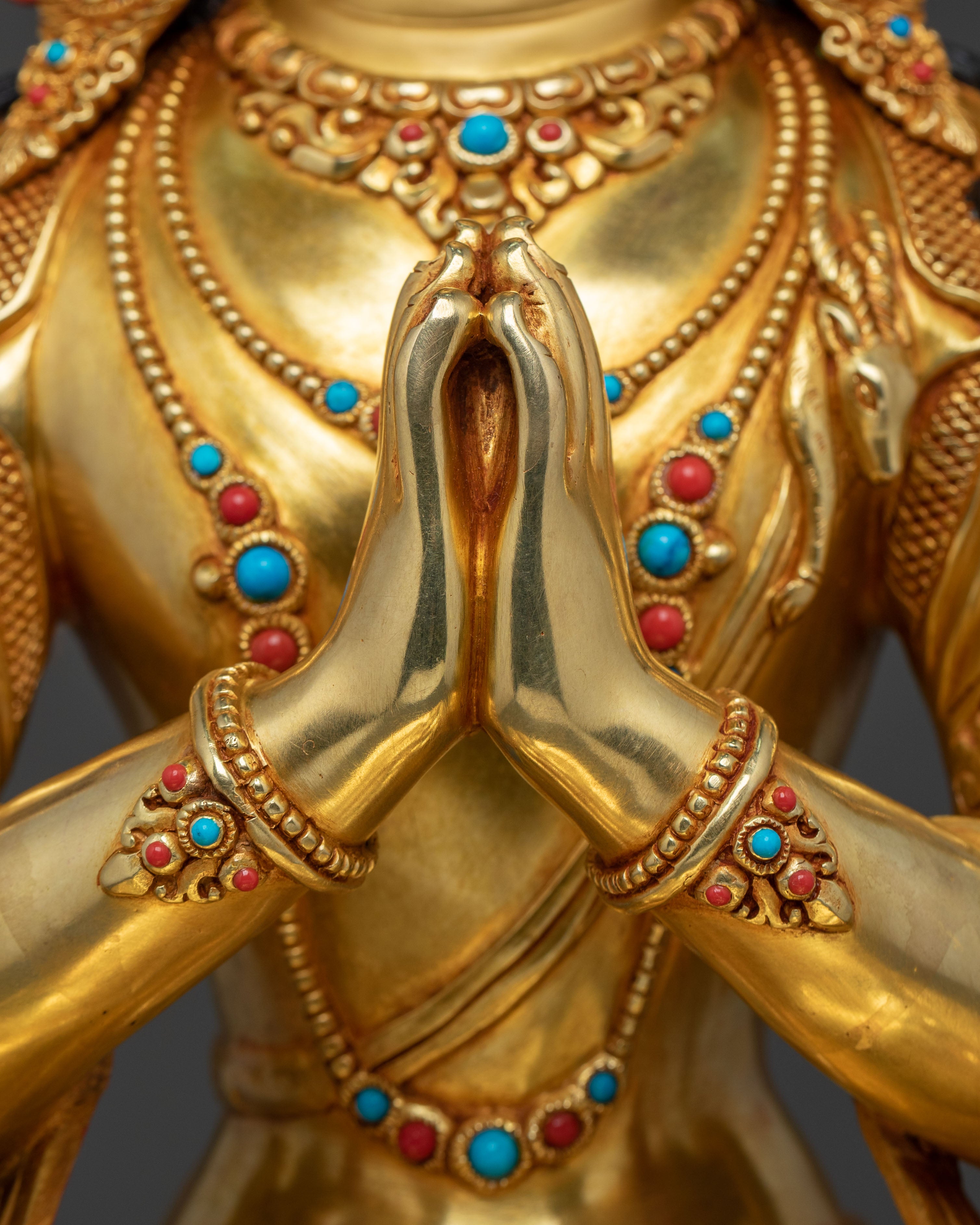 Chenrezig Meditation Statue | Altar Home Decor