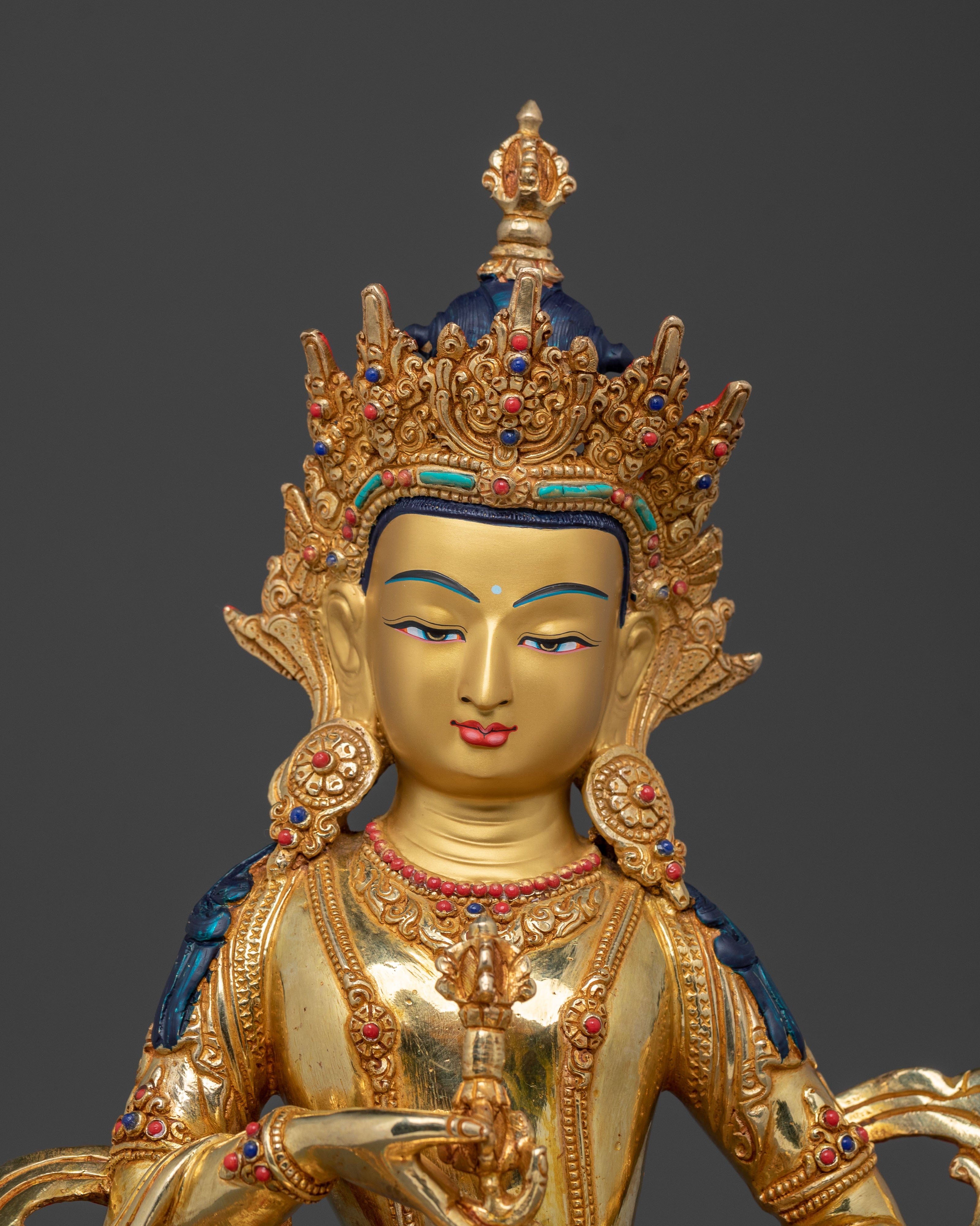 Vajrasattva 24k Gold Gilded Spiritual Form