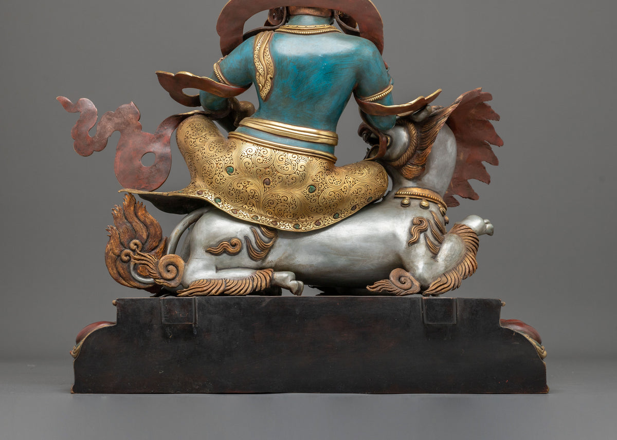 Namtoshe Copper Sculpture | Guardian King of Wealth and Protection