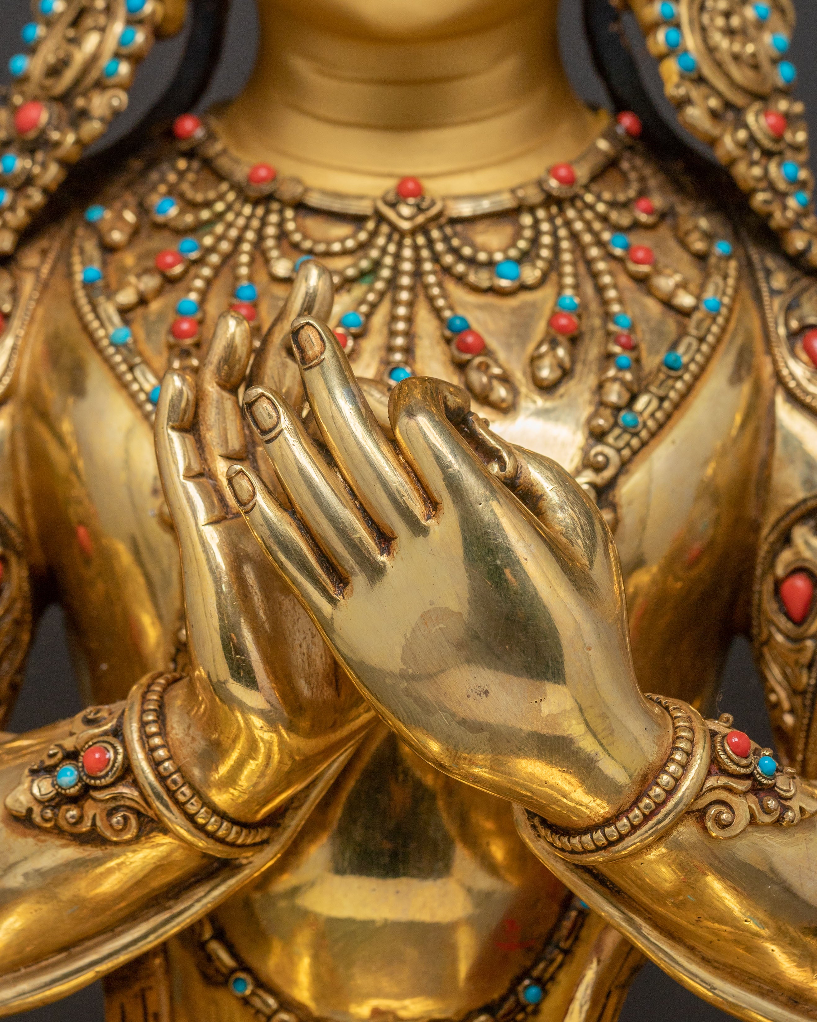 Dharma Teacher Maitreya Buddha Statue for Altar
