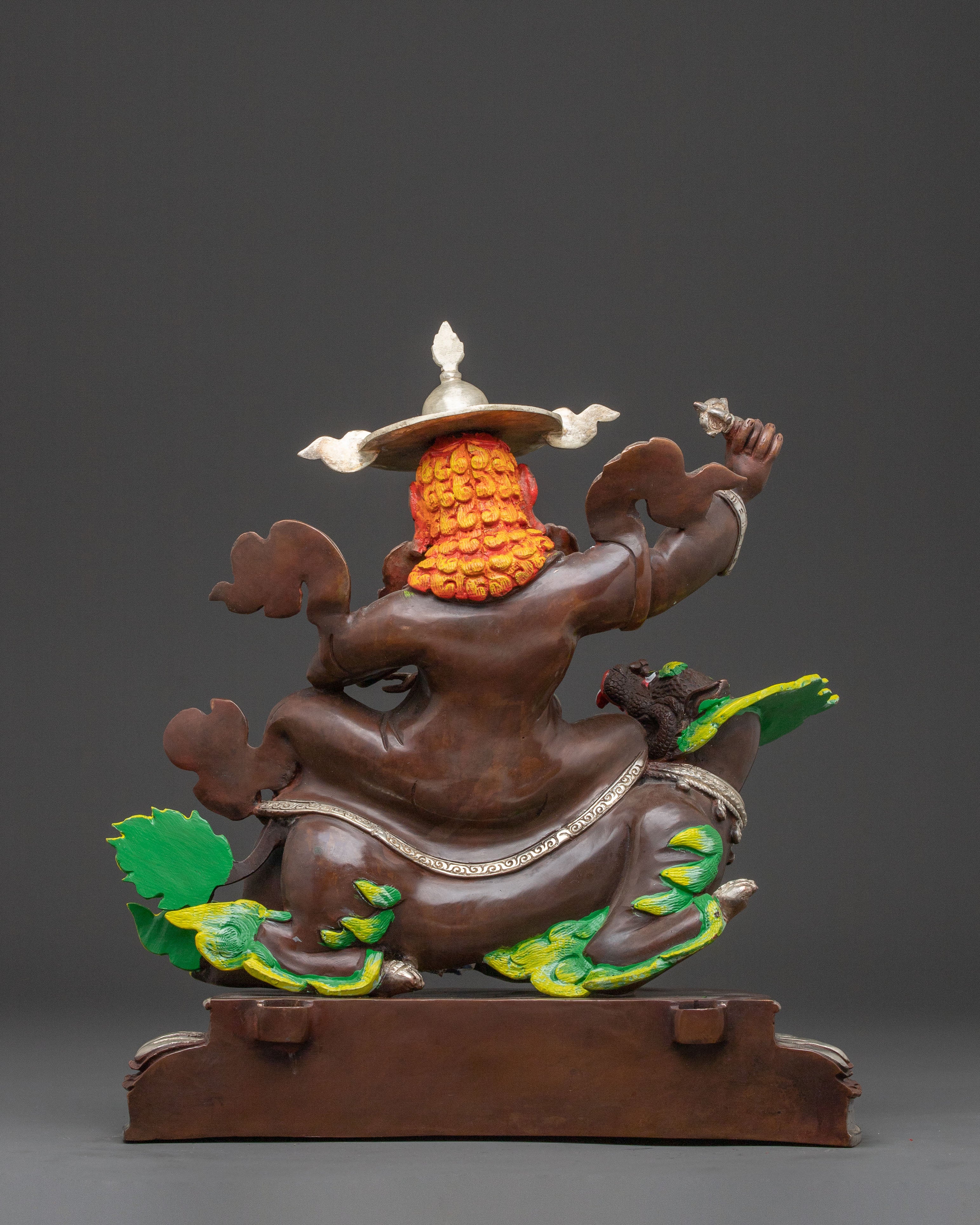 Droje Legpa: Gilded Protector Statue