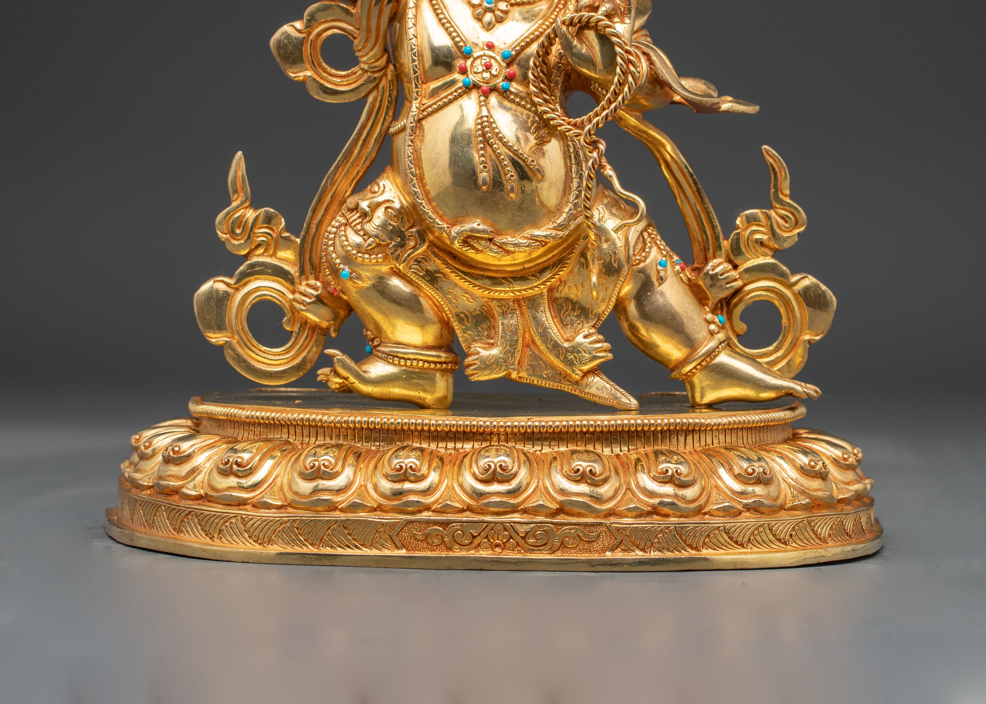 Handcrafted Vajrapani Statue: Protector of Dharma